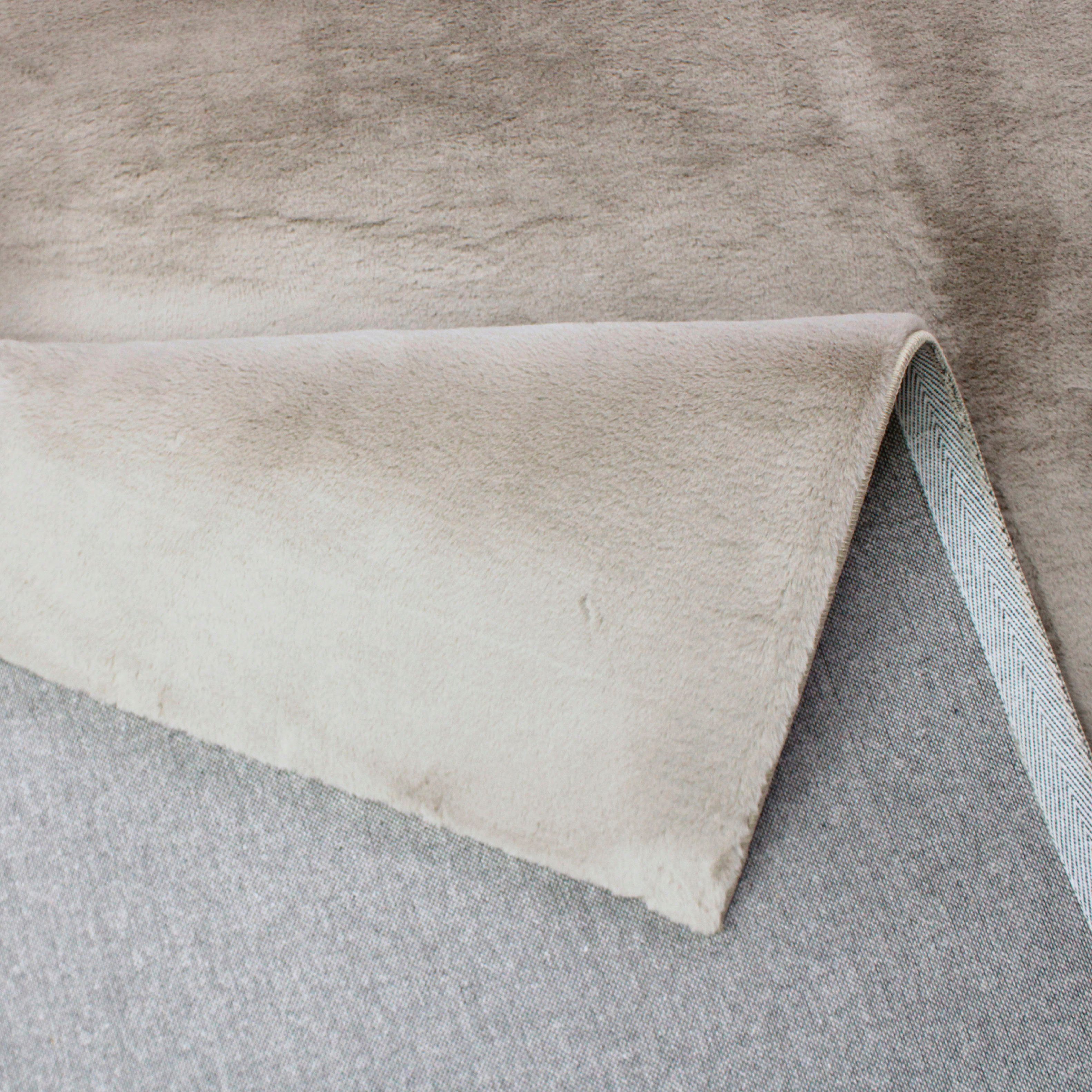 Leonique Vachtvloerkleed Balu, kunstfellteppich, modern, langpolig tapijt Konijnenbont-gevoel, behaaglijk, zacht, woonkamer, slaapkamer