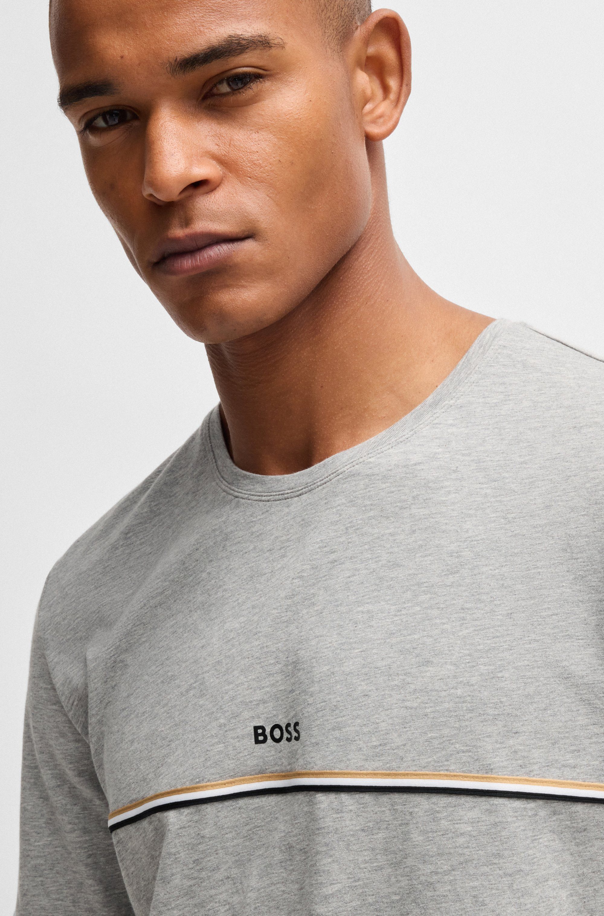 BOSS T-shirt Unique T-Shirt met boss logo-opdruk