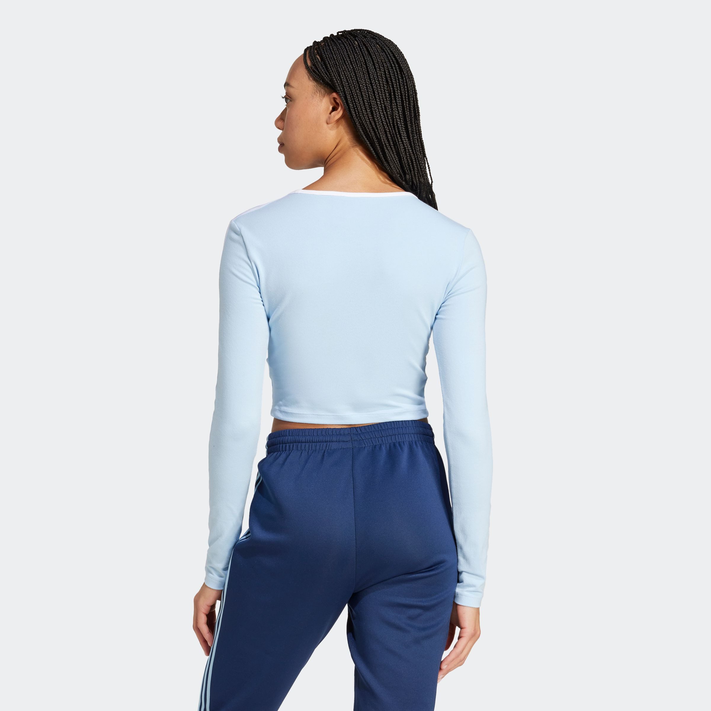 adidas Originals Shirt met lange mouwen 3S LS CROP