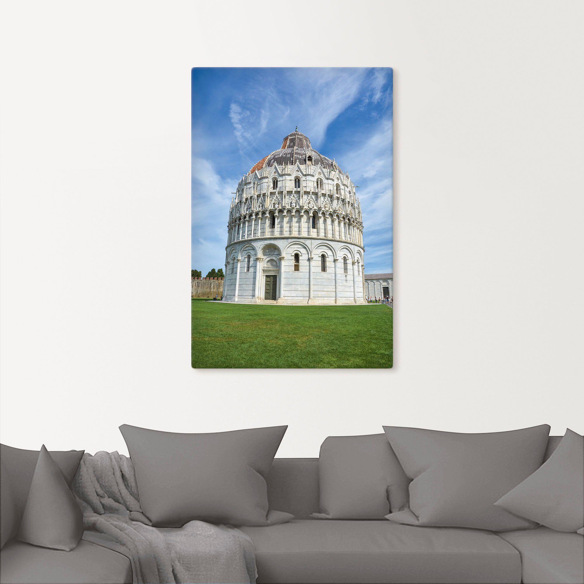 Artland Artprint Battistero Di San Giovanni als artprint van aluminium, artprint op linnen, muursticker of poster in verschillende maten
