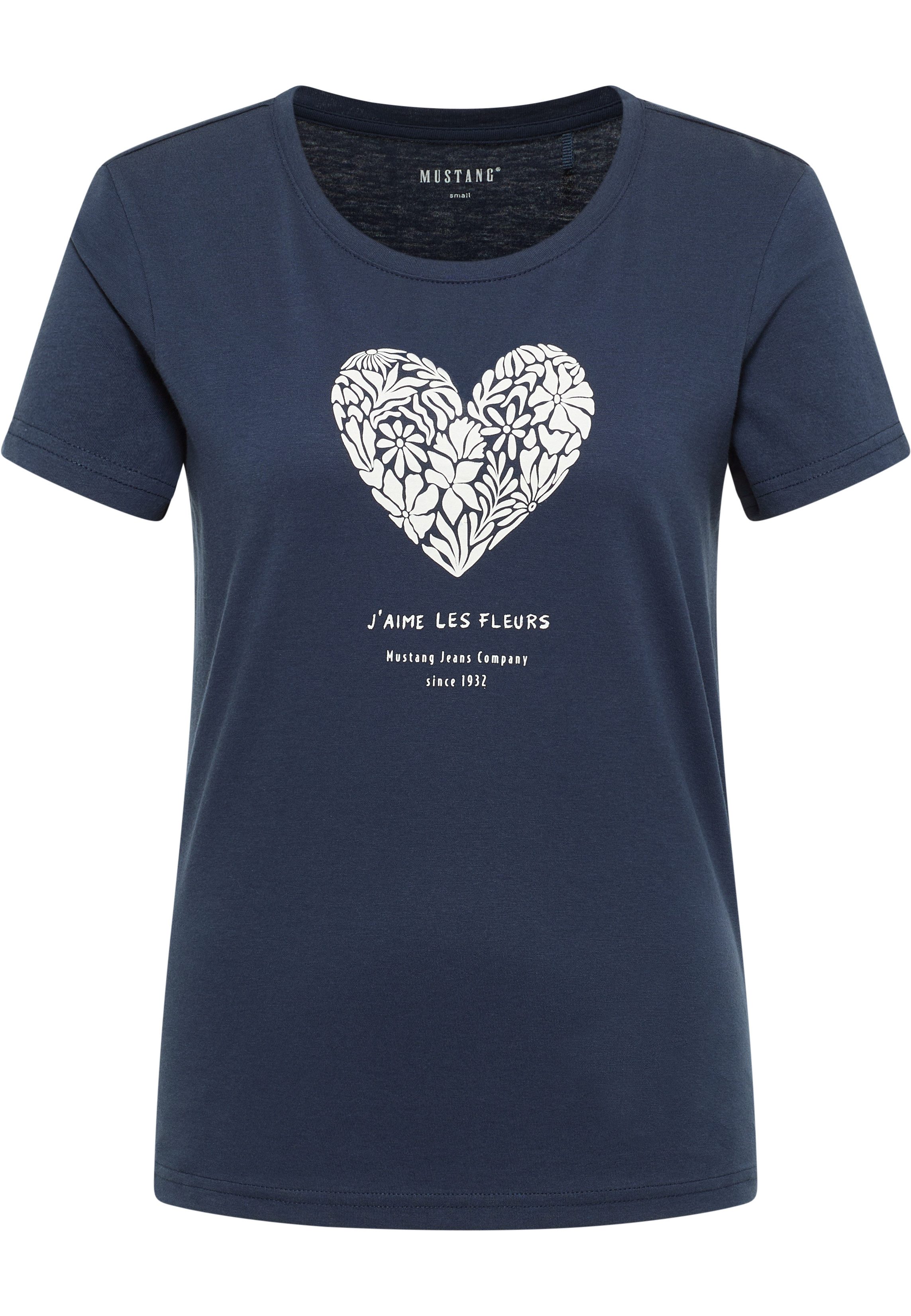 MUSTANG T-shirt Style Alma met frontprint