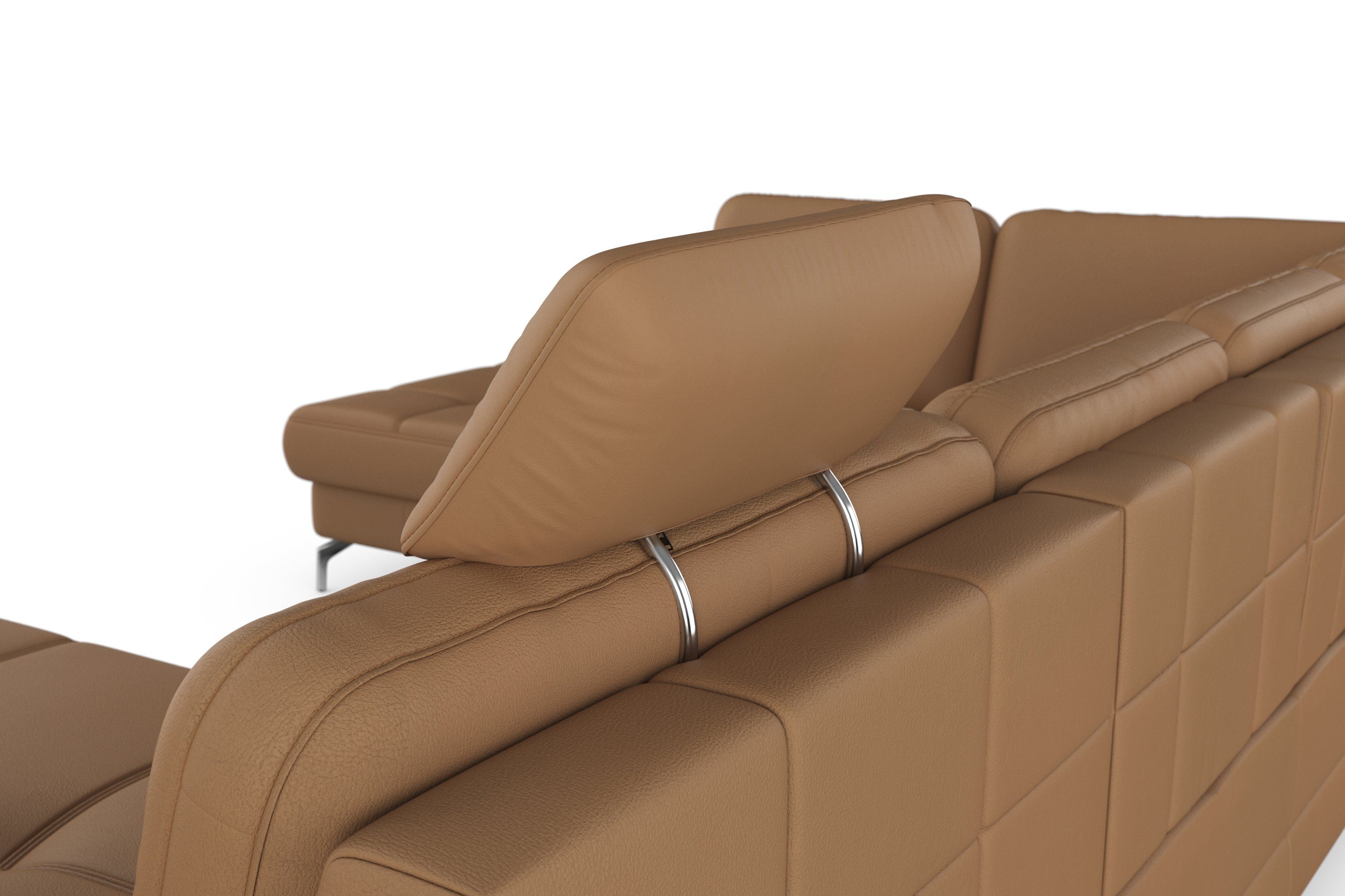 sit&more Zithoek Bendigo U-vorm inclusief zitdiepteverstelling, bodemvrijheid 12 cm, in 2 pootkleuren