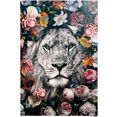 reinders! poster leeuwenkrans van bloemen - planten - kleurrijk (1 stuk) multicolor
