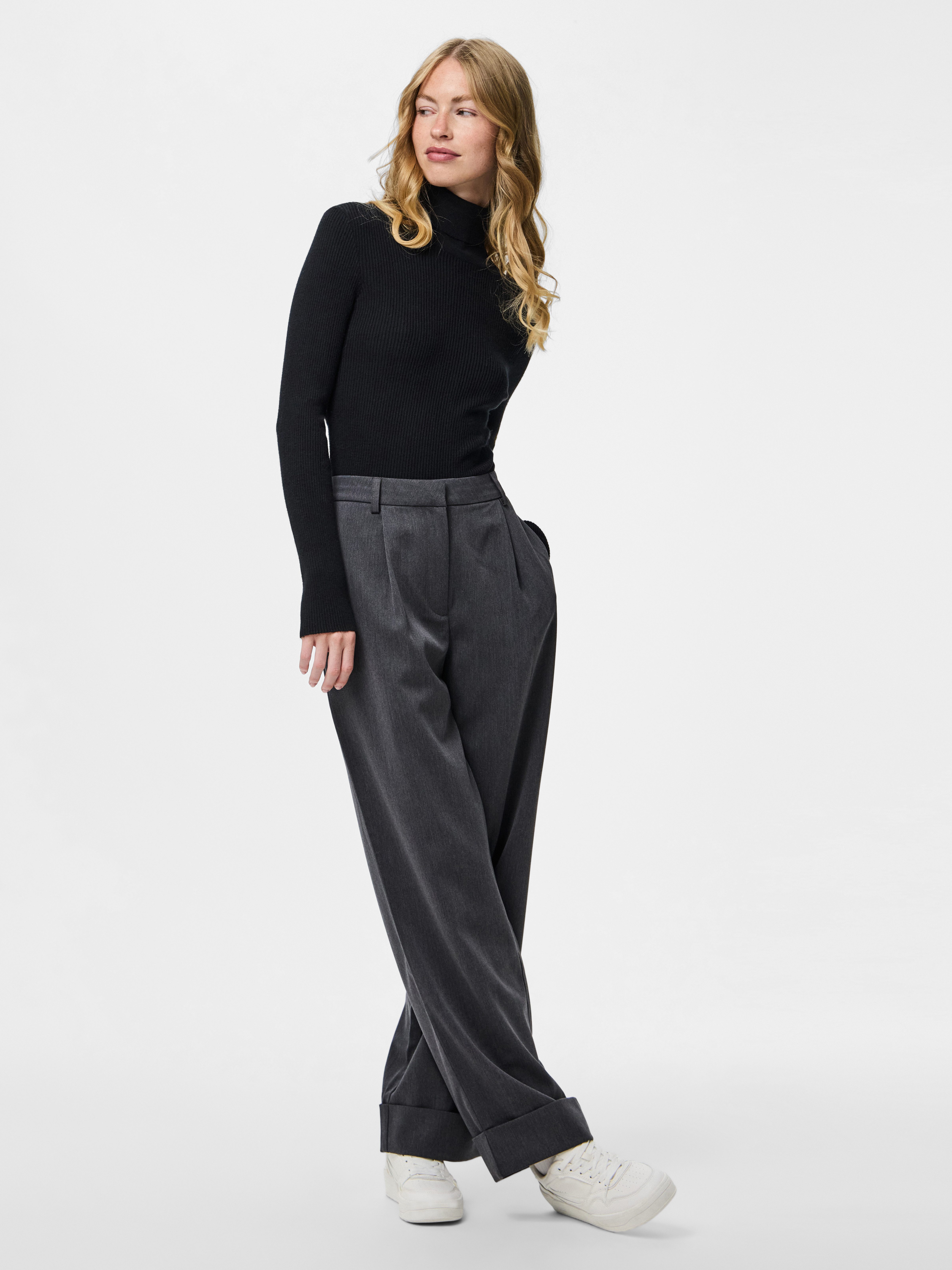 pieces Coltrui PCMIRA LS ROLLNECK KNIT NOOS BC