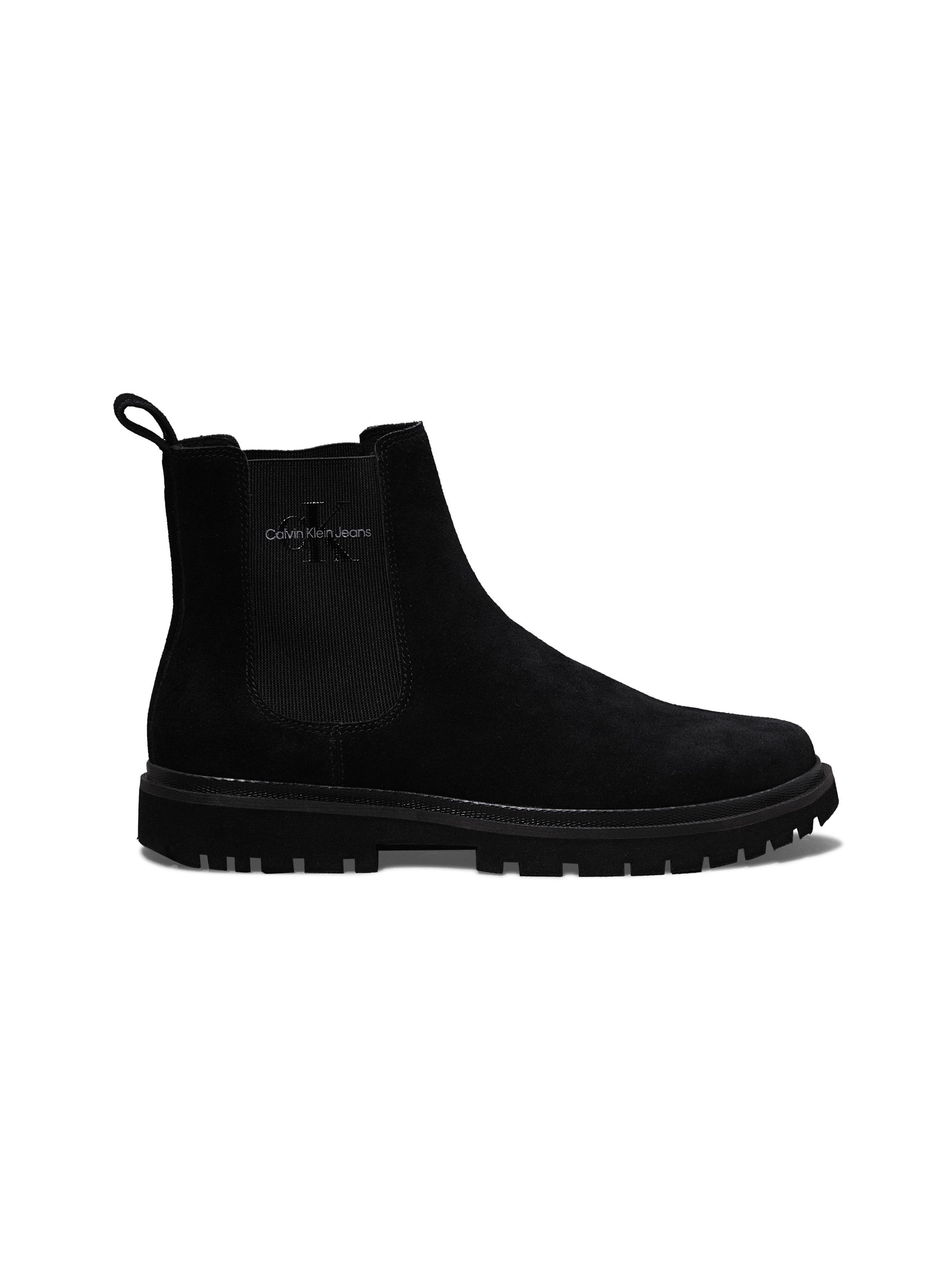 Calvin Klein Chelsea-boots EVA BOOT MID CHELSEA ICONIC DR hakken, instaplaarzen, enkellaars met zij ck-logo