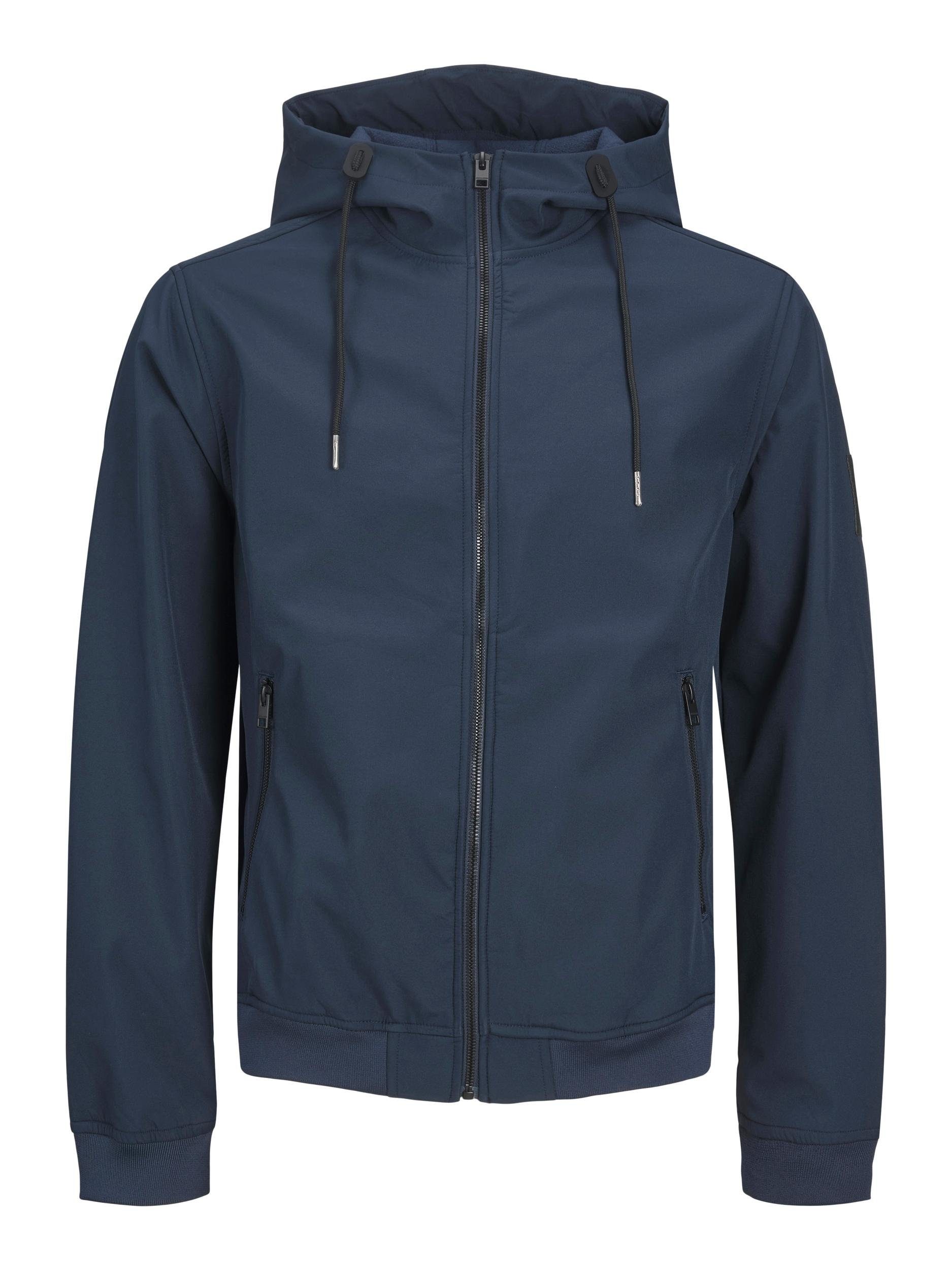 NU 20% KORTING: Jack & Jones PlusSize Softshell-jack JJEBASIC SOFTSHELL HOOD NOOS PLS