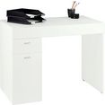 tecnos bureau sliding uittrekbaar tafelblad wit