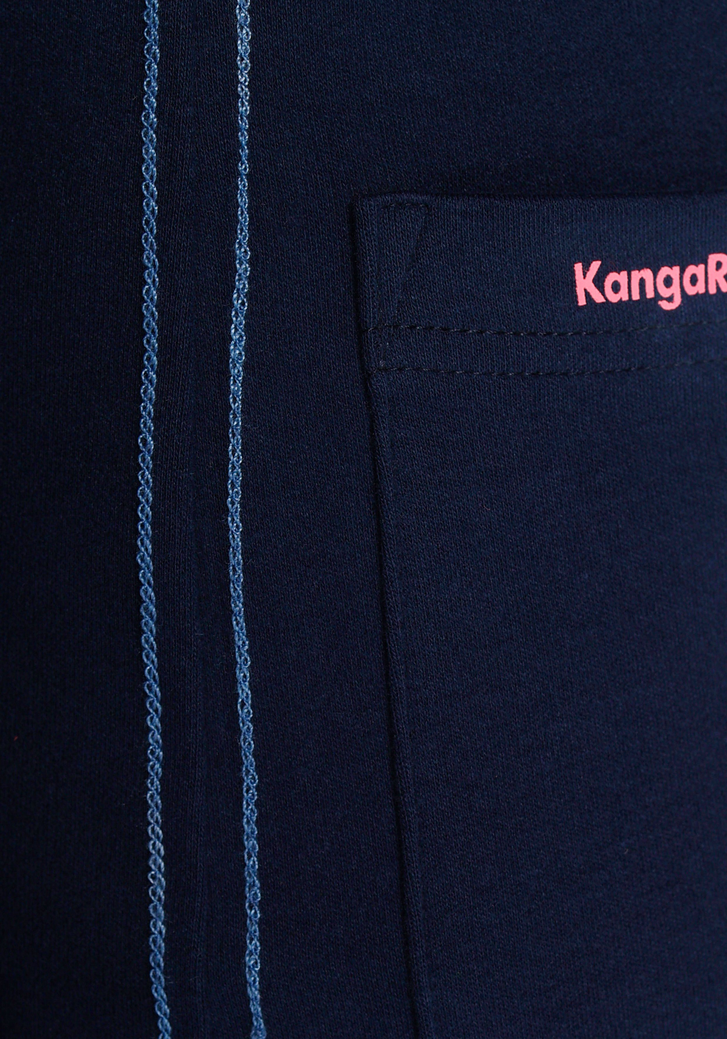 KangaROOS Sweatjurk met bedrukte raglanmouwen in hawaï-look