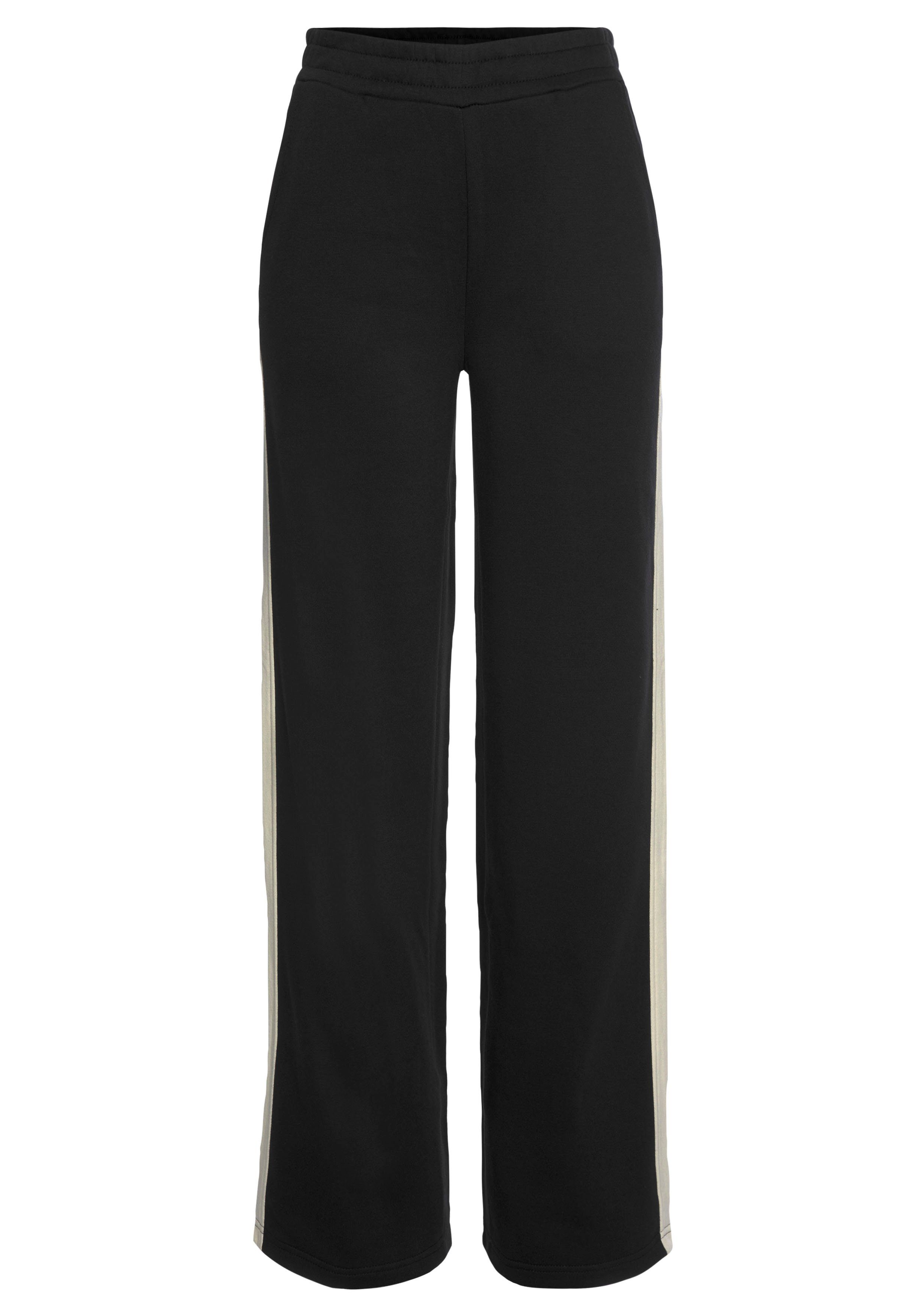 Lascana Sweatbroek met wijd been, loungepak