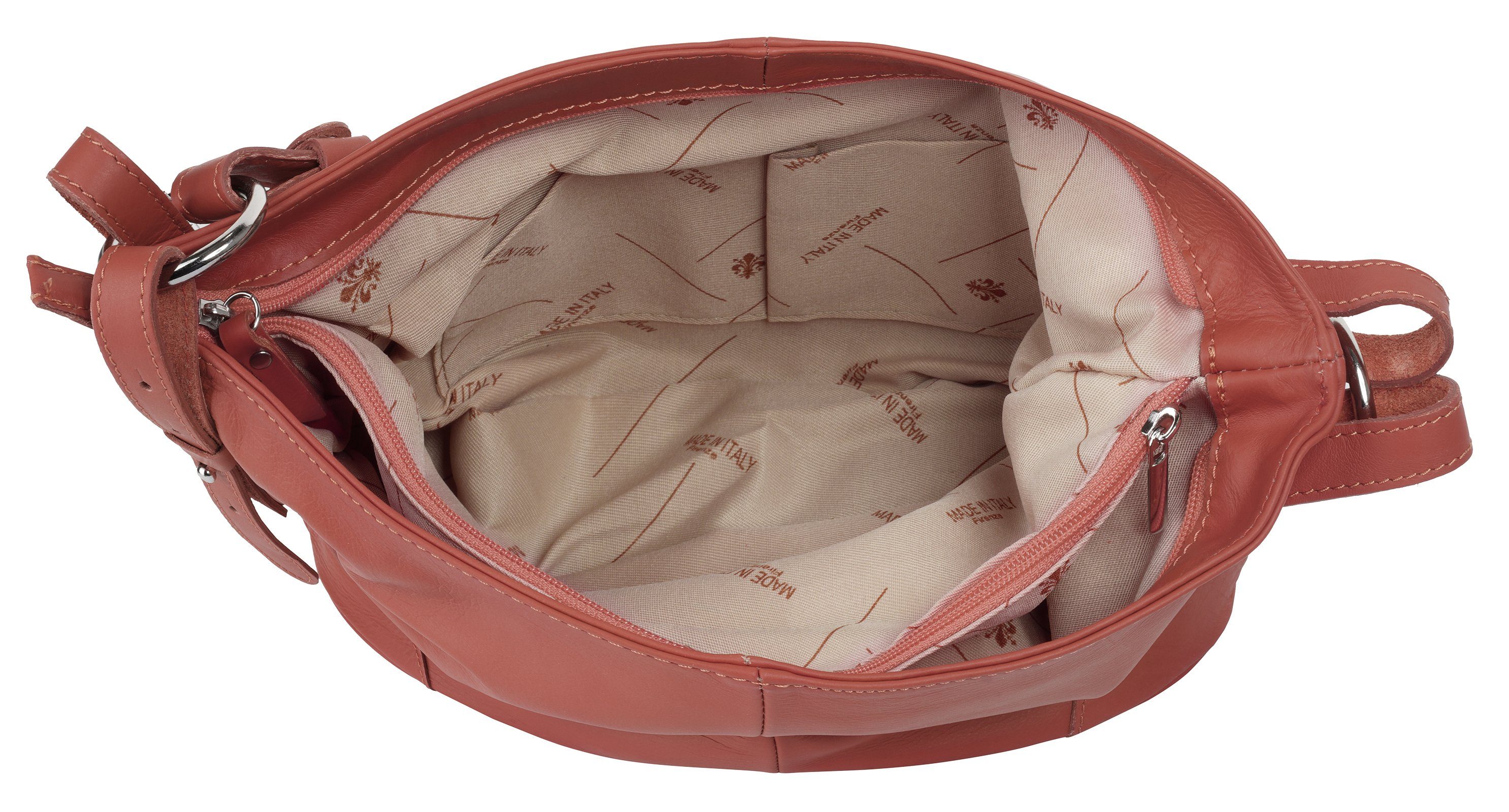 Samantha Look Schoudertas echt leer, made in italy