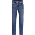 tommy hilfiger stretch jeans modern straight mid blue blauw