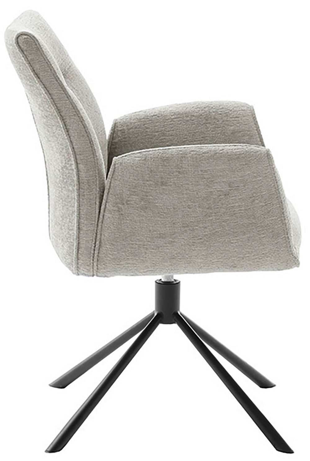 MCA furniture Eetkamerstoel (2-set), draaibaar 360°, belastbaarheid 120 kg, zithoogte ca. 50 cm