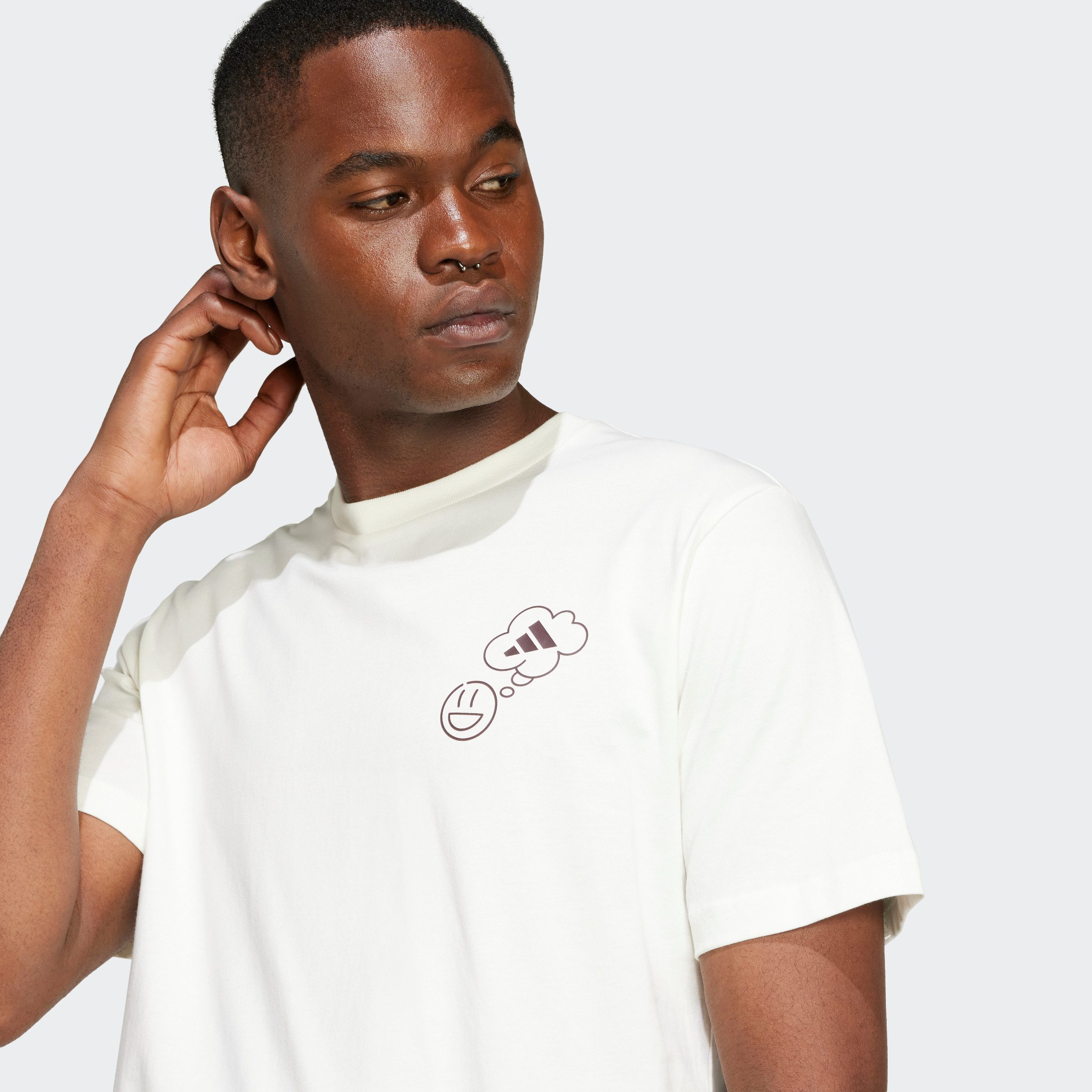 adidas Sportswear T-shirt M L VERB CIR T