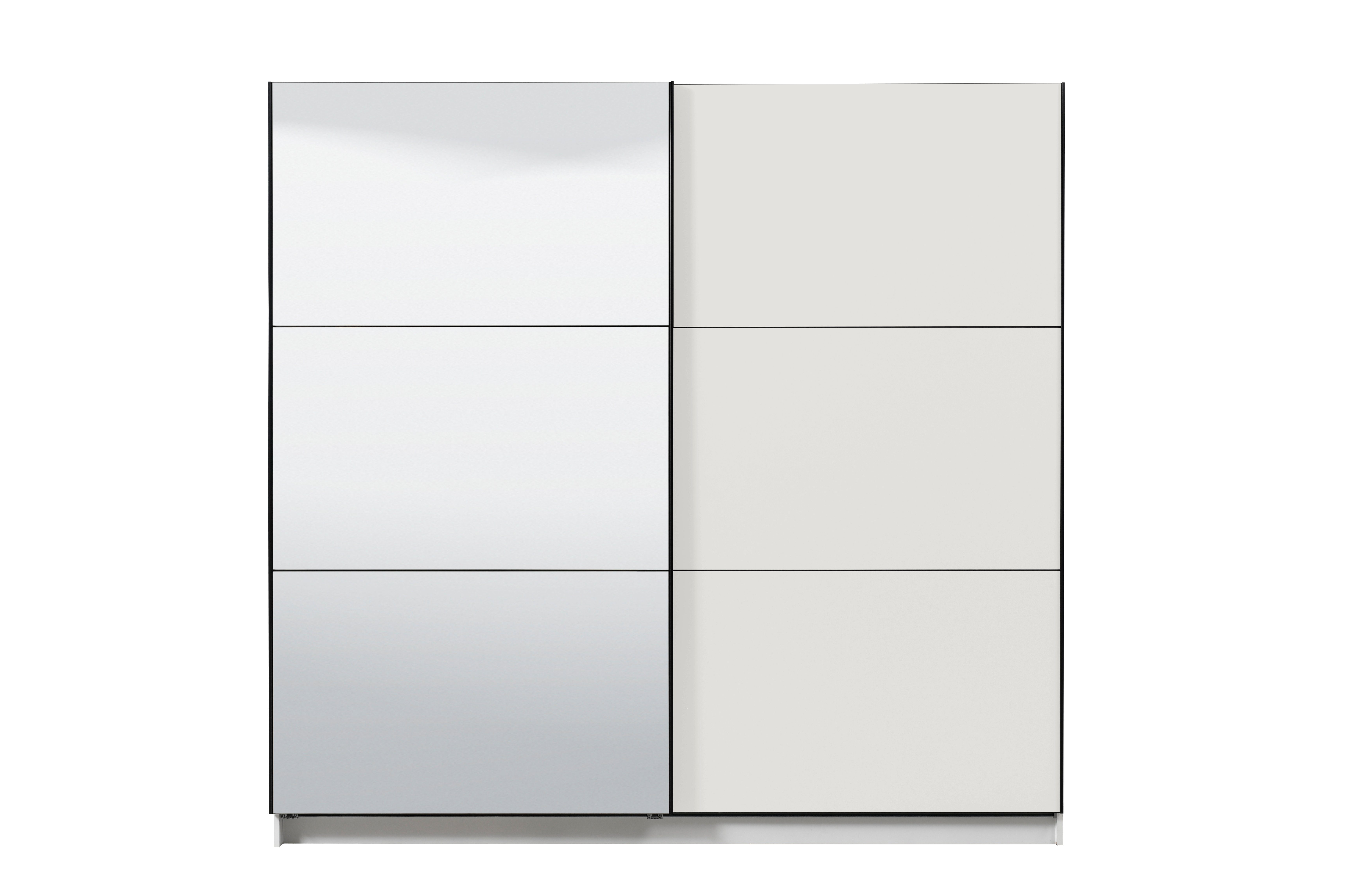 INOSIGN Zweefdeurkast Sierra kledingkast met spiegel linnenkast garderobe Topseller INCLUSIEF interne indeling, FSC®-gecertificeerd, OTTOs Choice