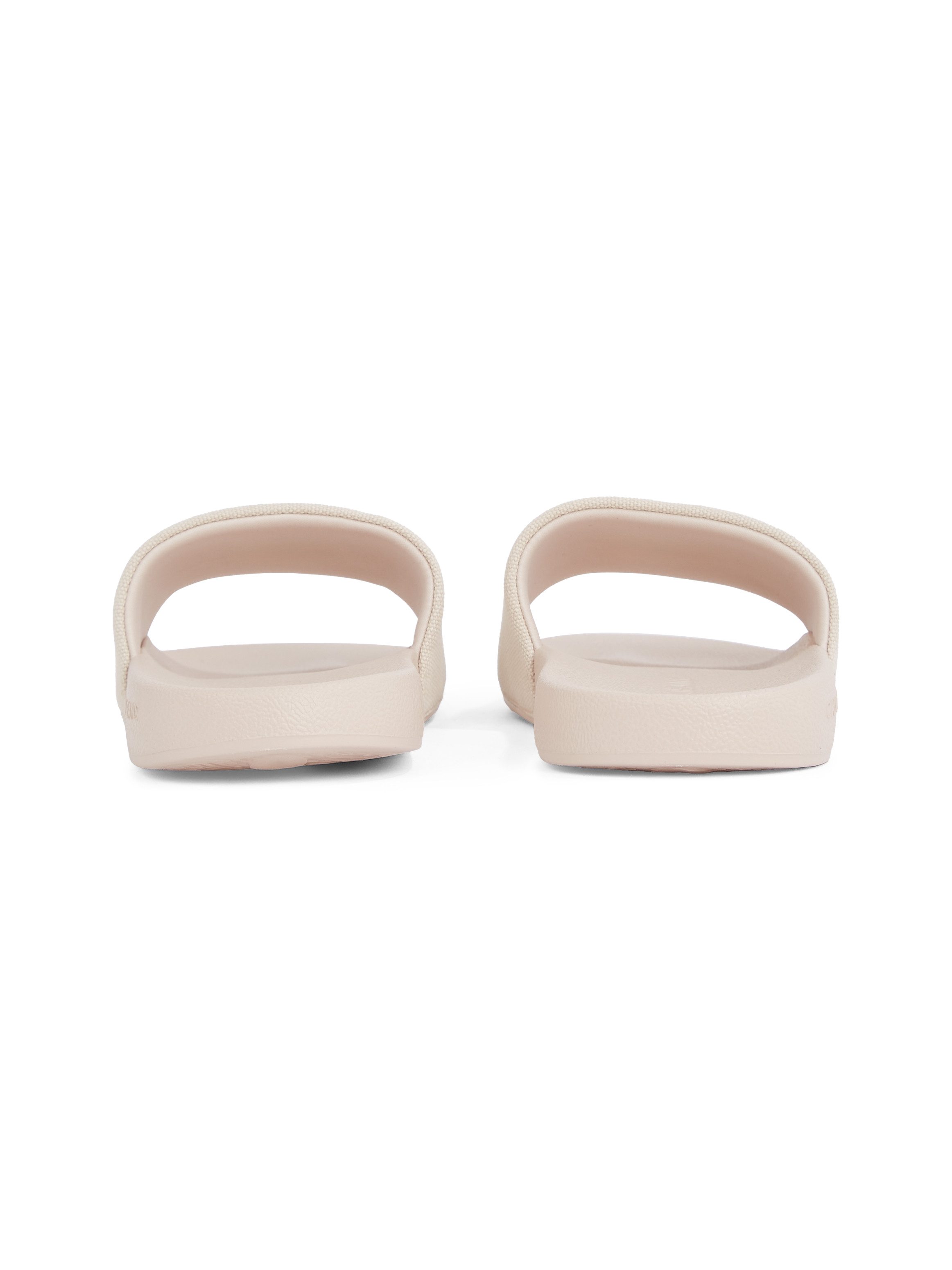 Calvin Klein Slippers SLIDE MONOGRAM WMNS , badschoen, slippers, zomerpantolette, strandschoen om in te stappen