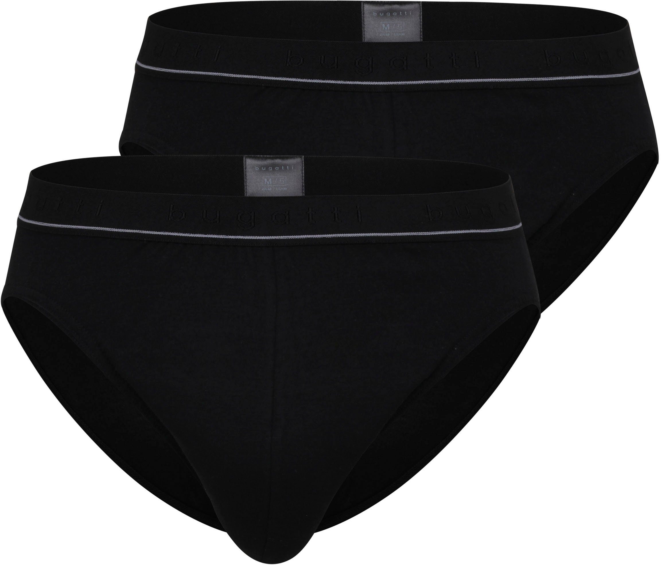 bugatti Slip Sport slip 2-pack met perfecte pasvorm voor maximaal comfort (Set van 2)