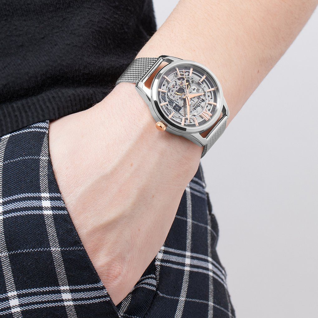 Festina Automatisch horloge Automaat Horloge, dameshorloge, mechanische horloge, stalen armband