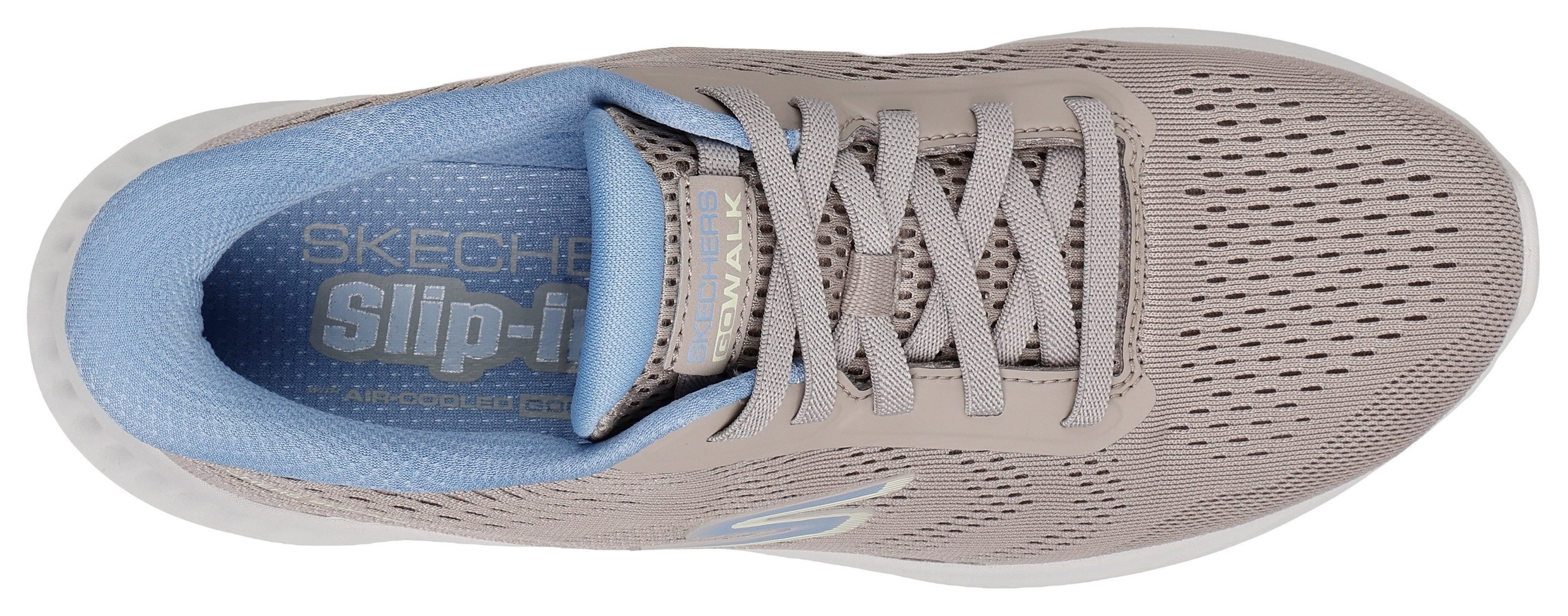 Skechers Slip-on sneakers GO WALK NOW-KHLOE Vrijetijdsschoen met hielkussen en slip-in technologie