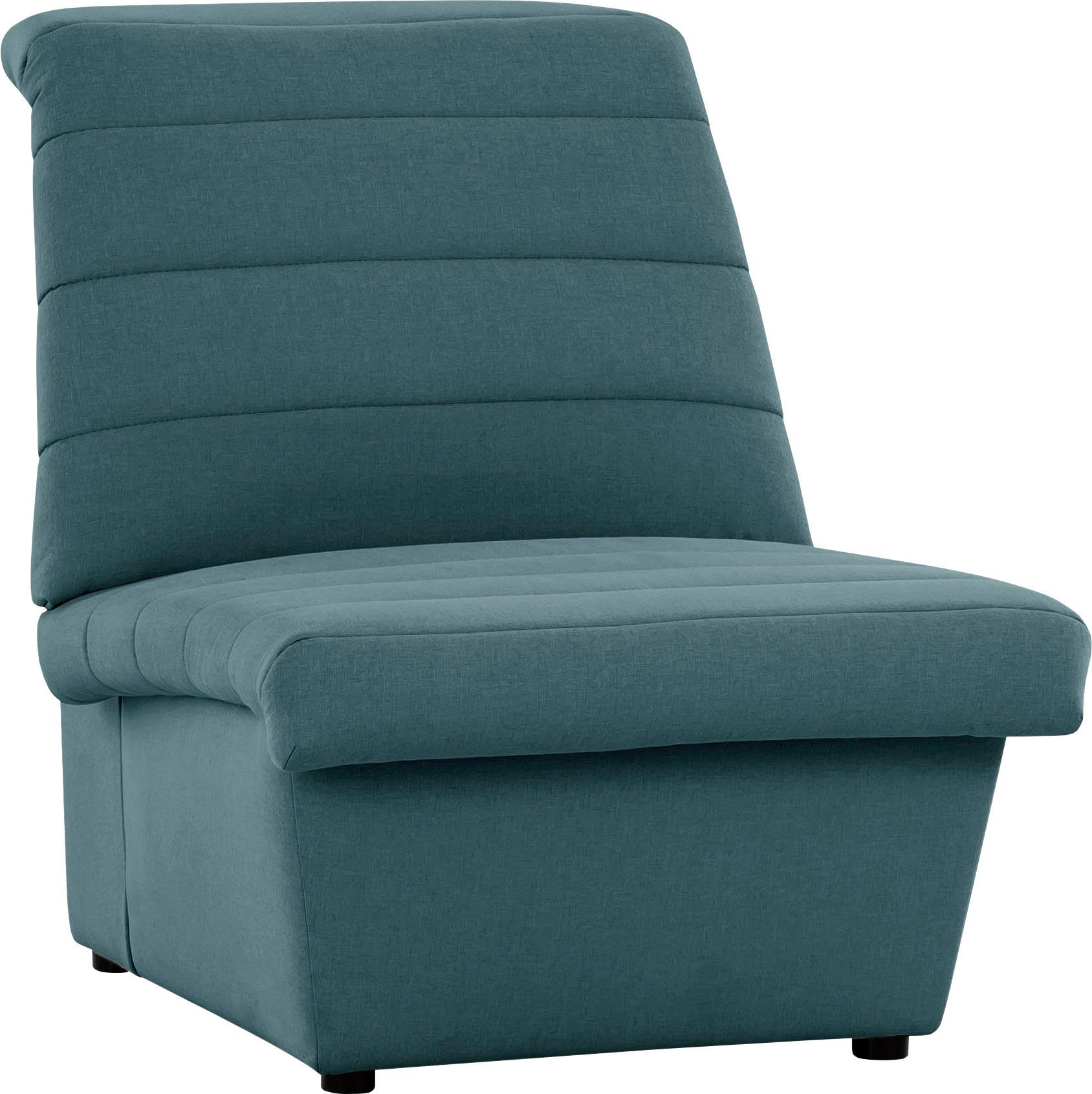 LOOKS BY WOLFGANG JOOP Fauteuil LOOKS VIII Breedtestiksels, zonder armleuningen, in twee verschillende afmetingen
