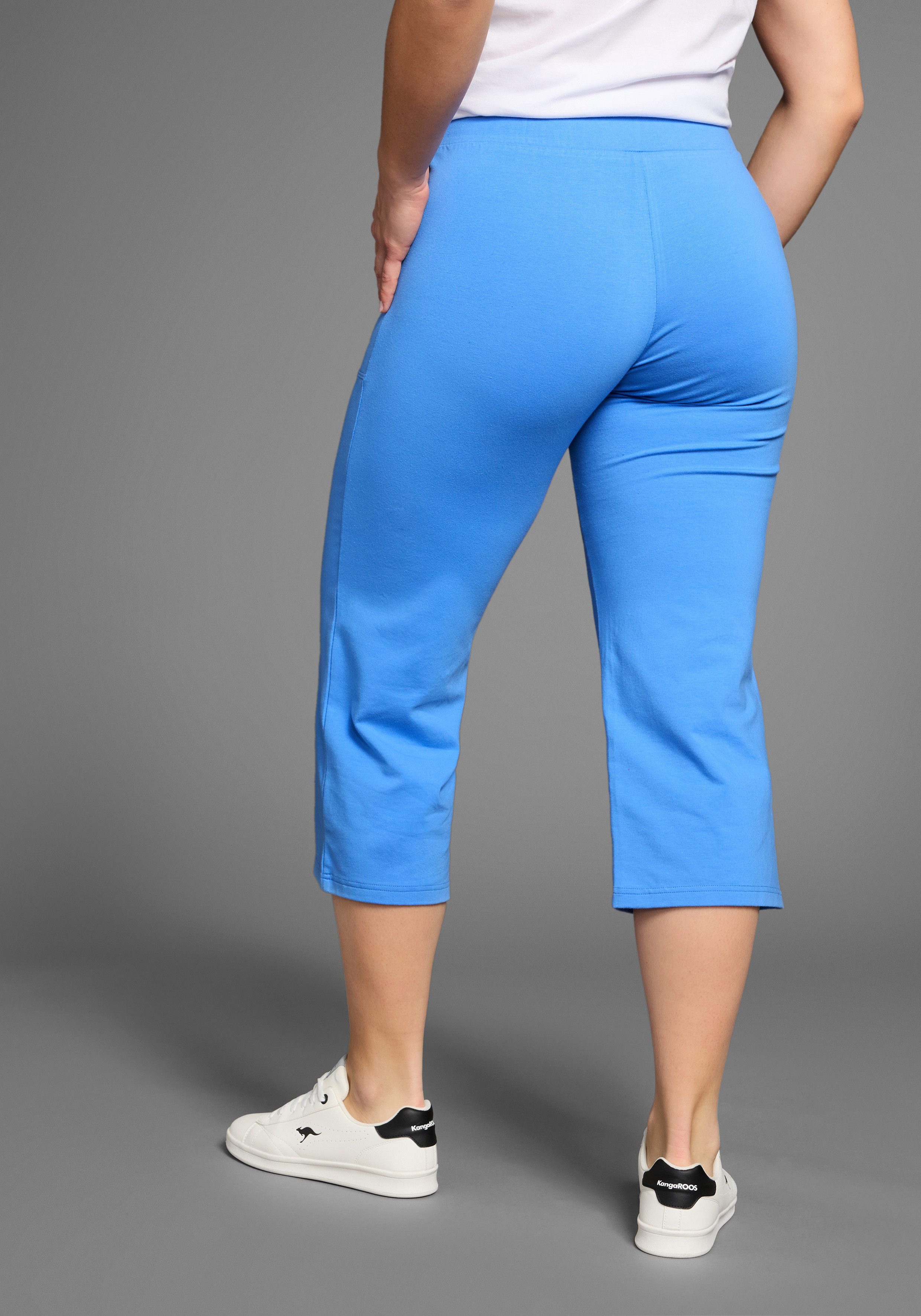 FAYN SPORTS 3/4 broek met elastische taille ook in grote maten