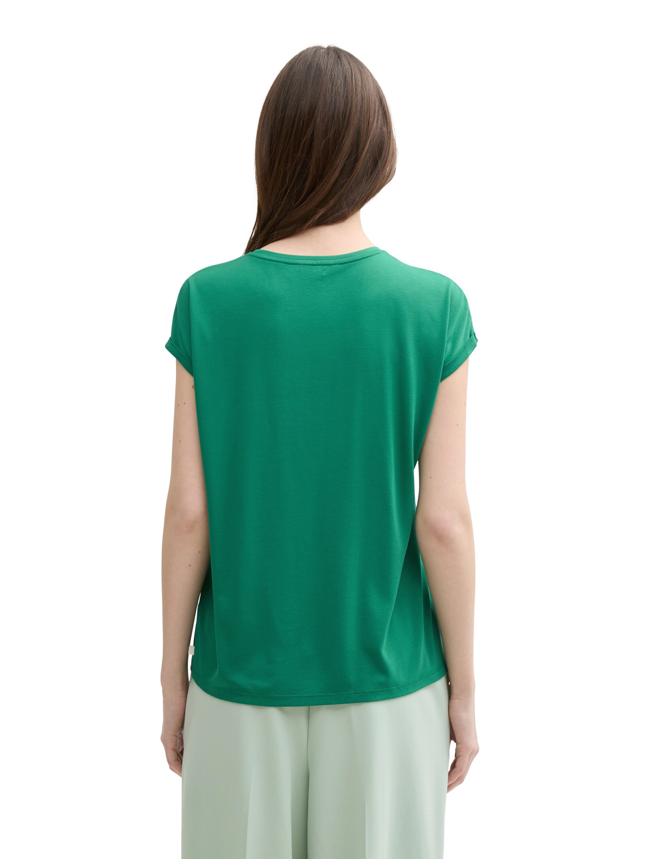 Tom Tailor Denim T-shirt met een ronde hals