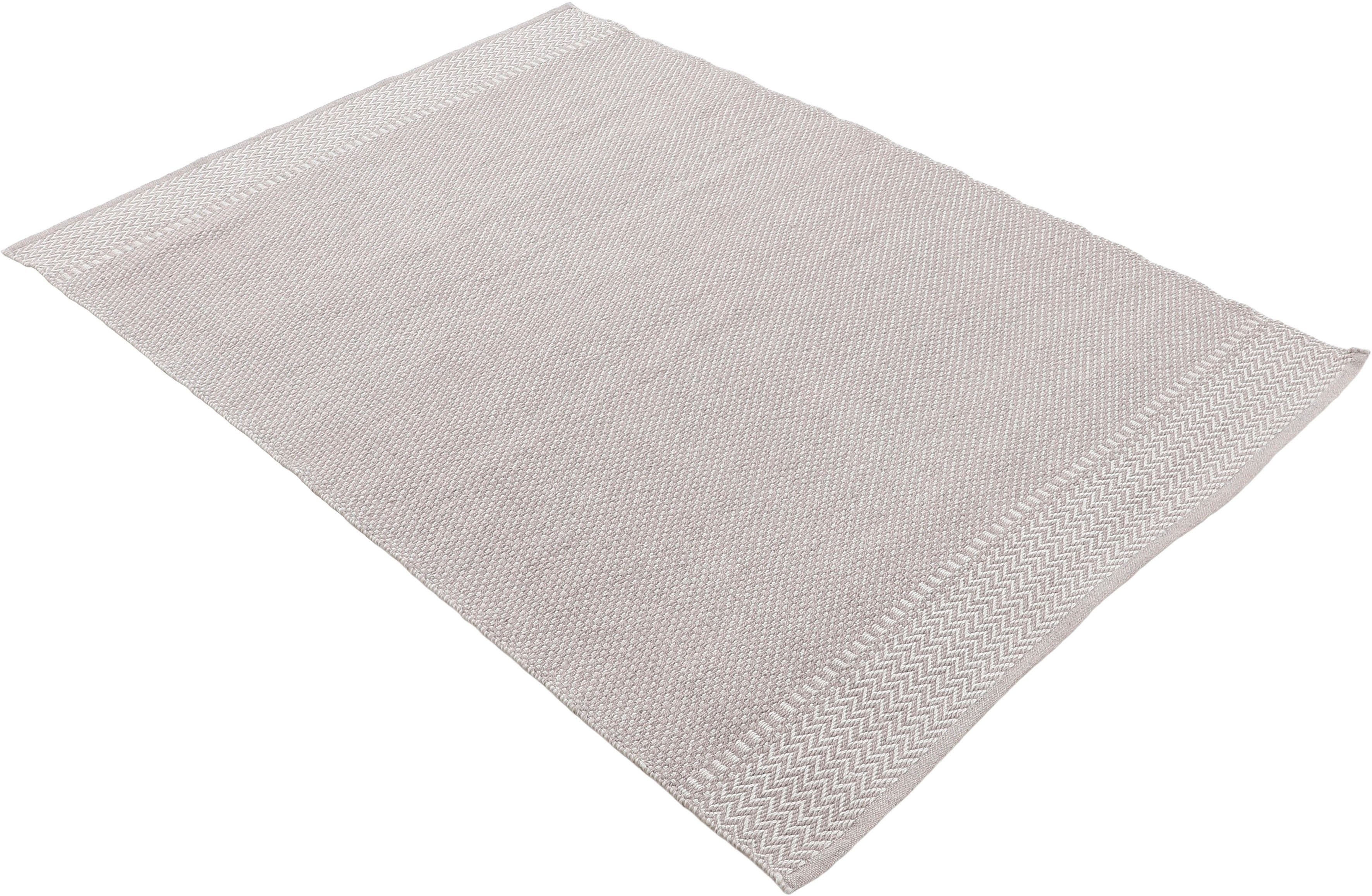 carpetfine Vloerkleed Frida 205 Omkeerbaar tapijt, 100% gerecycled materiaal (PET), vlakweefsel, sisal uitstraling