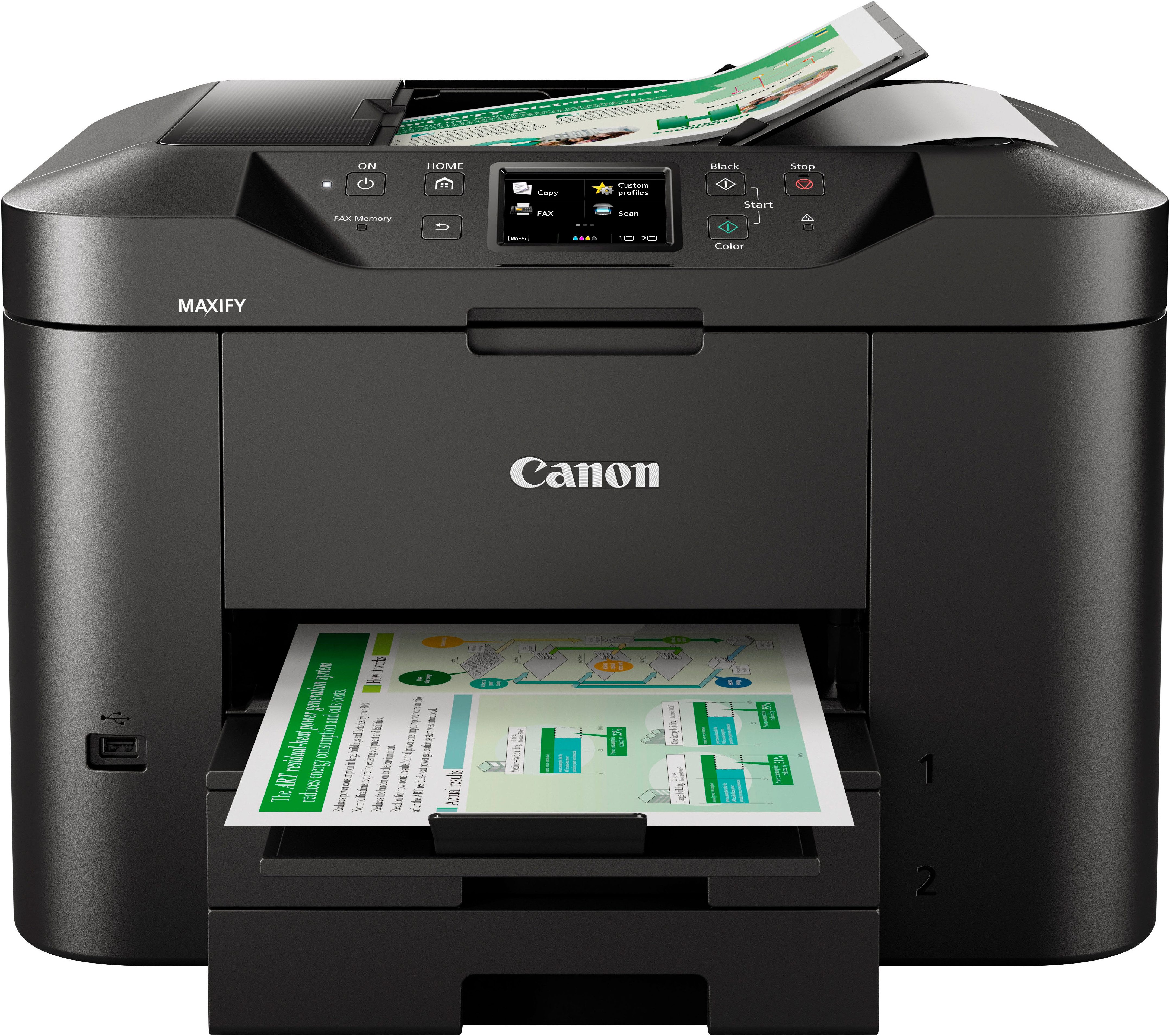 Canon All-in-oneprinter MAXIFY MB2750 Kleur-multifunctiesysteem voor het thuiskantoor