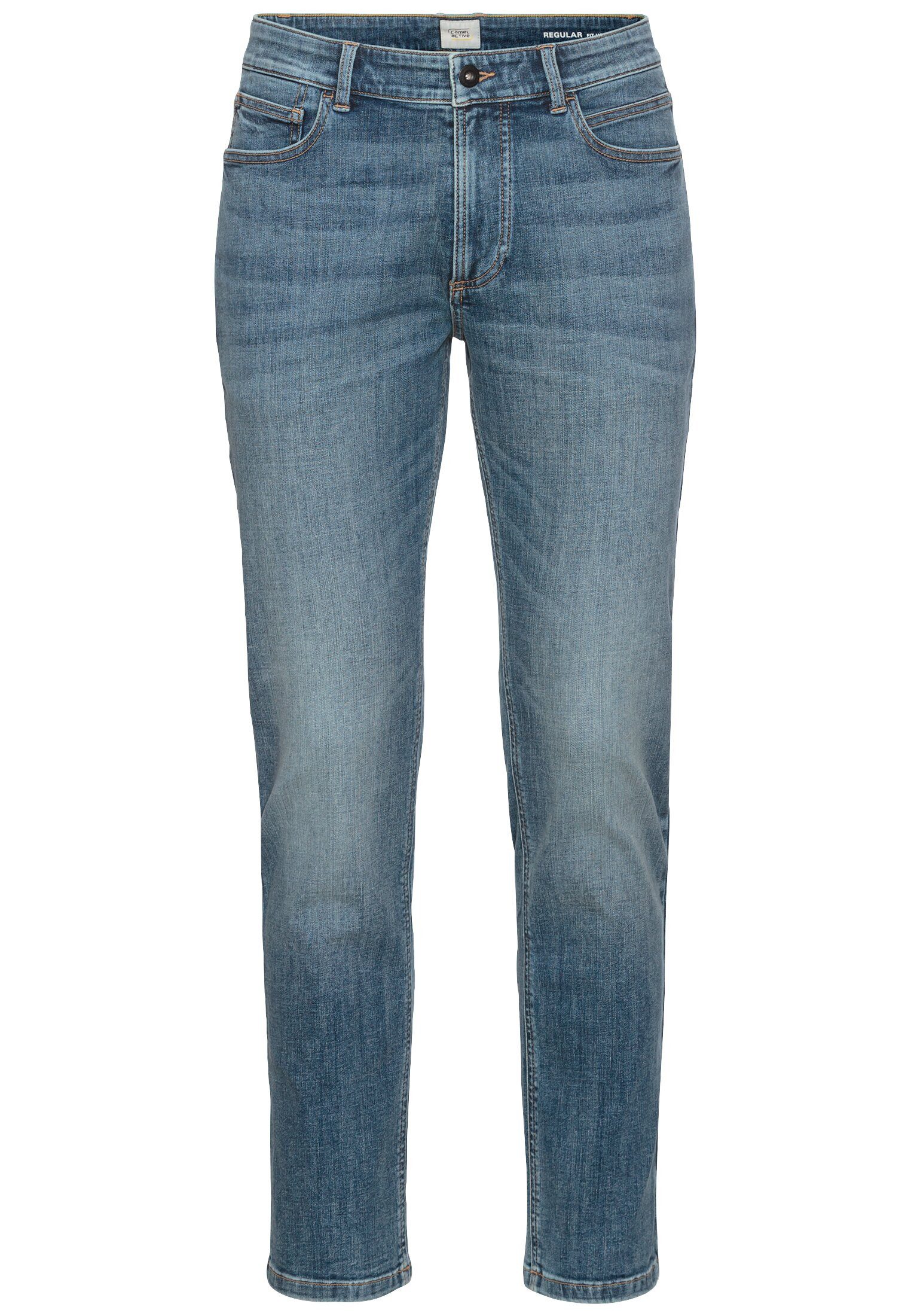 camel active Regular fit jeans FleXXXactive in five-pocketsstijl heren heren spijkerbroek maat 31 blauw