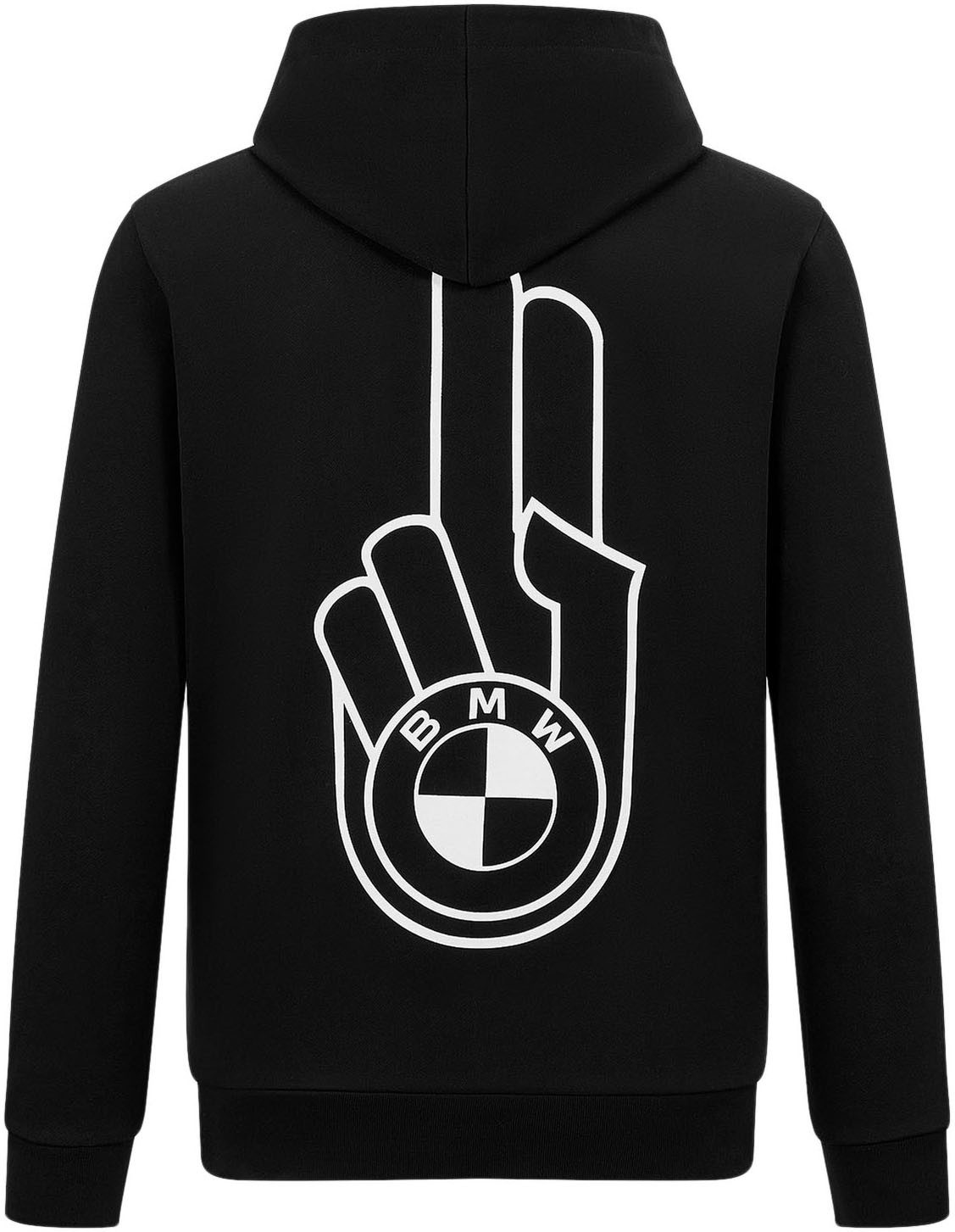 BMW Hoodie met druk op borsthoogte