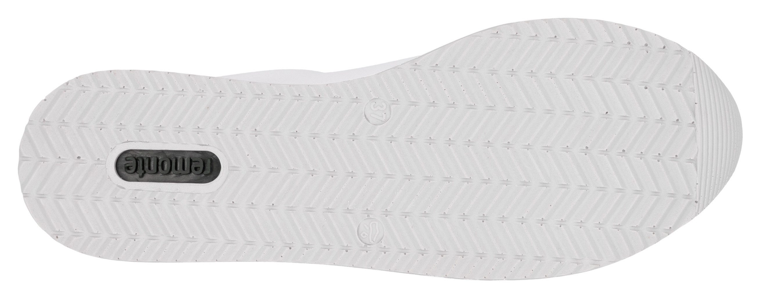Remonte Plateausneakers , vrijetijdsschoen, halfschoen, veterschoen met gepolsterde schacht