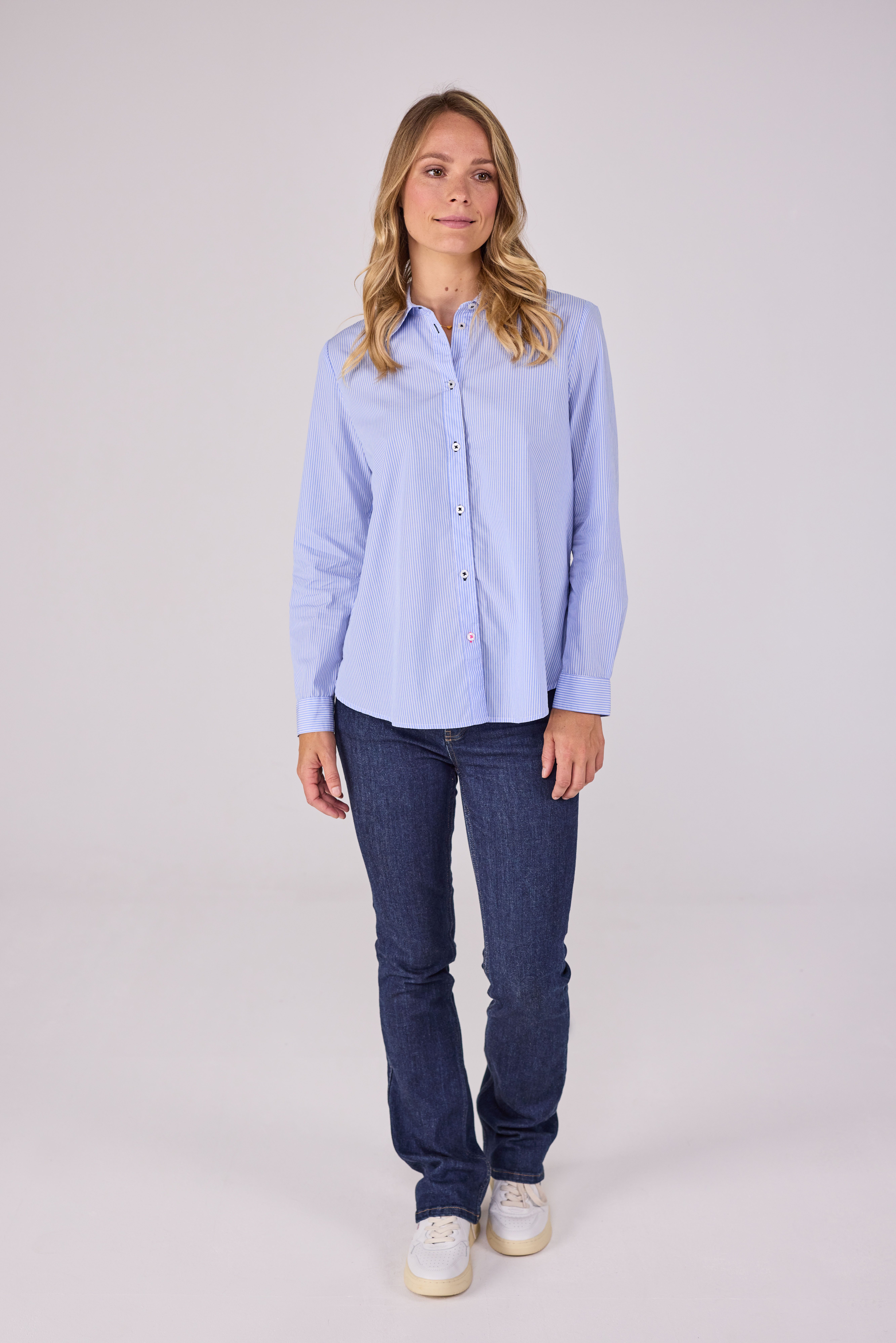 Lieblingsstück Klassieke blouse OceanaL met strepen