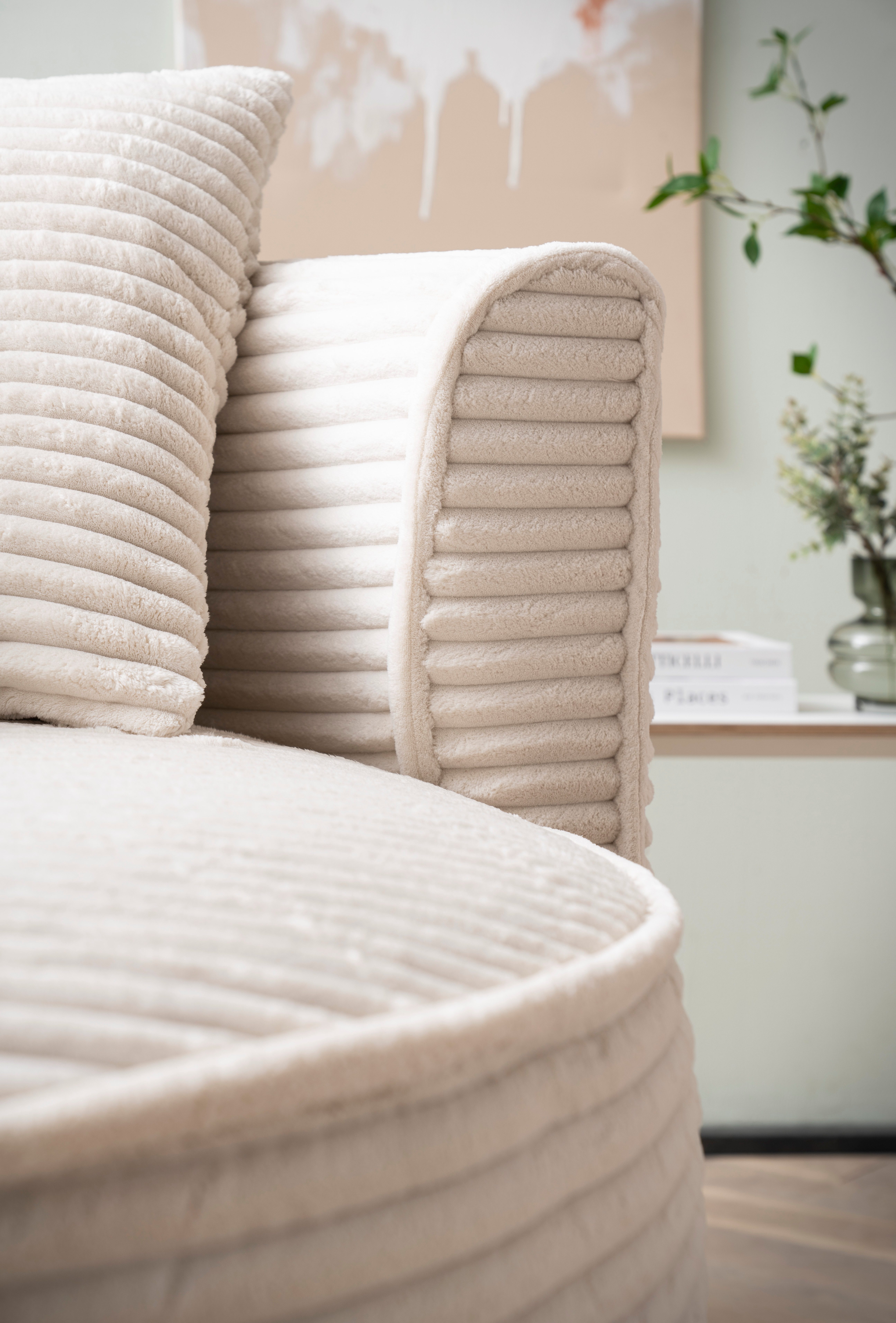 LeGer Home by Lena Gercke XXL-fauteuil Isalie, stoel in moderne kleuren, leesstoel, loveseat, grote stoel