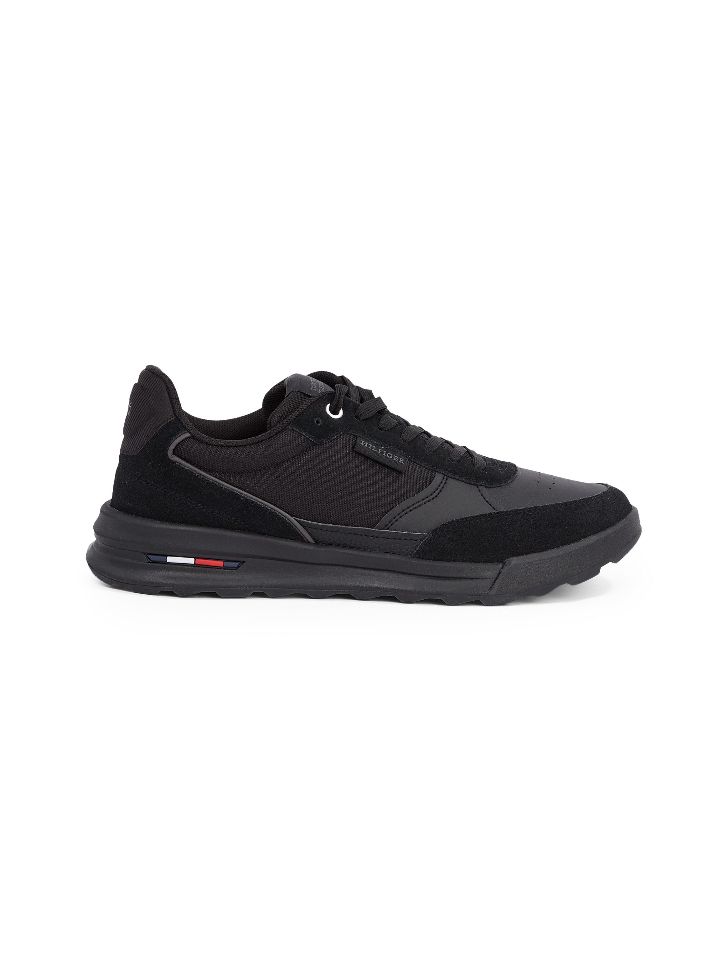 Tommy Hilfiger Sneakers RETRO RUNNER MIX RWB , vrijetijdsschoen, halfschoen, veterschoen met gepolsterde schacht