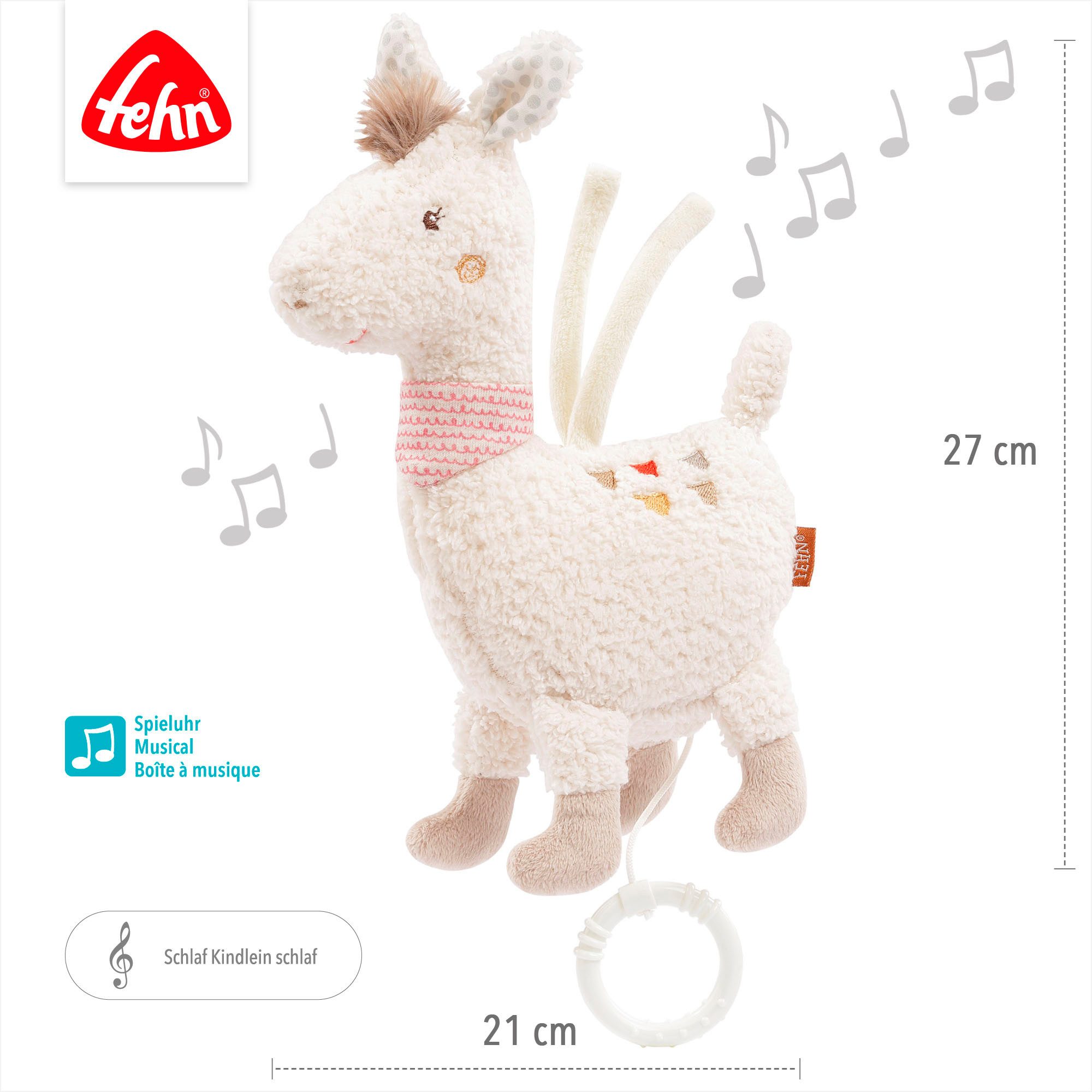Fehn Speeldoosje Peru, lama