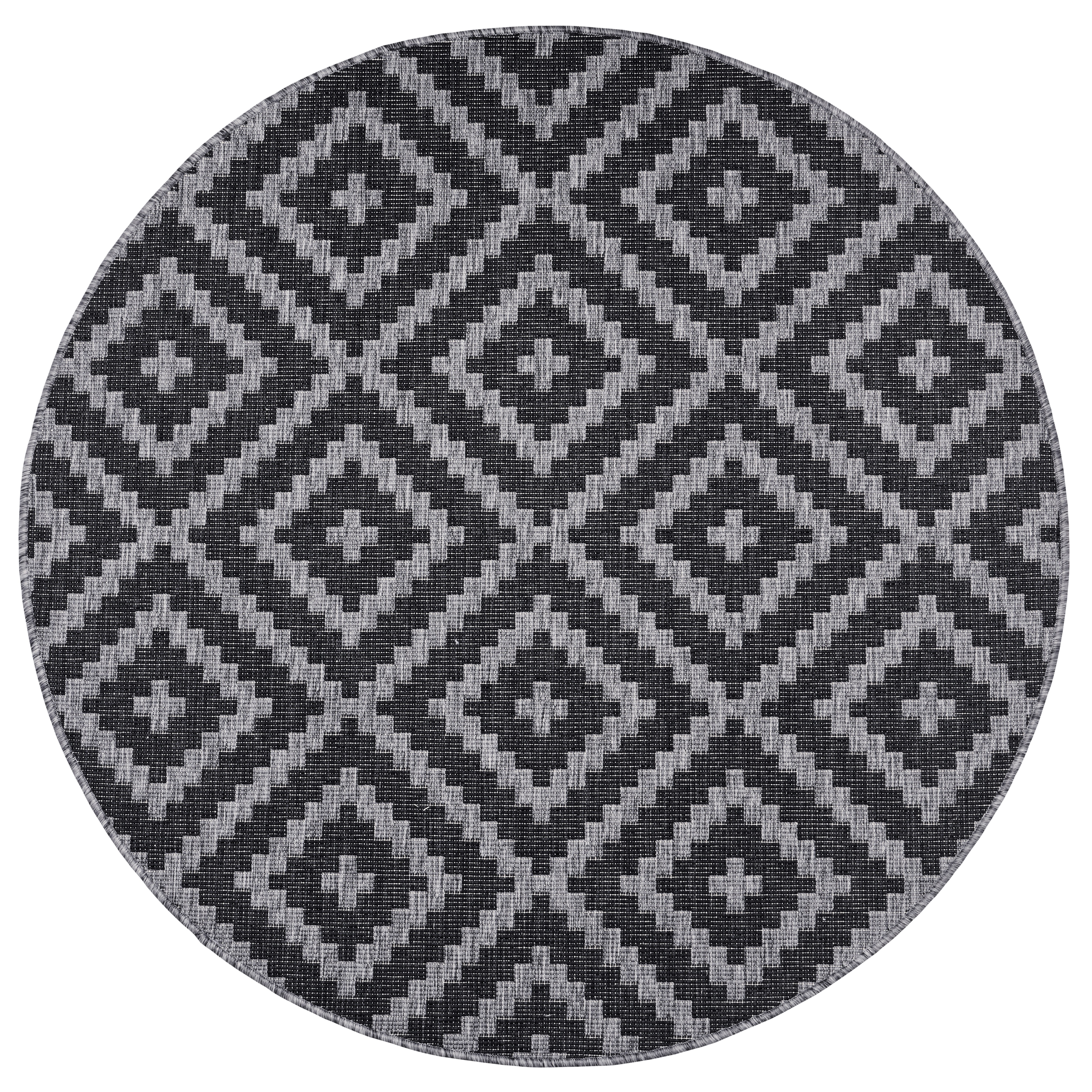 my home Vloerkleed Ronda tweezijdig te gebruiken kleed Sisal-look, platweefsel, in- en outdoor, geometrisch boho design