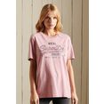 superdry shirt met korte mouwen roze
