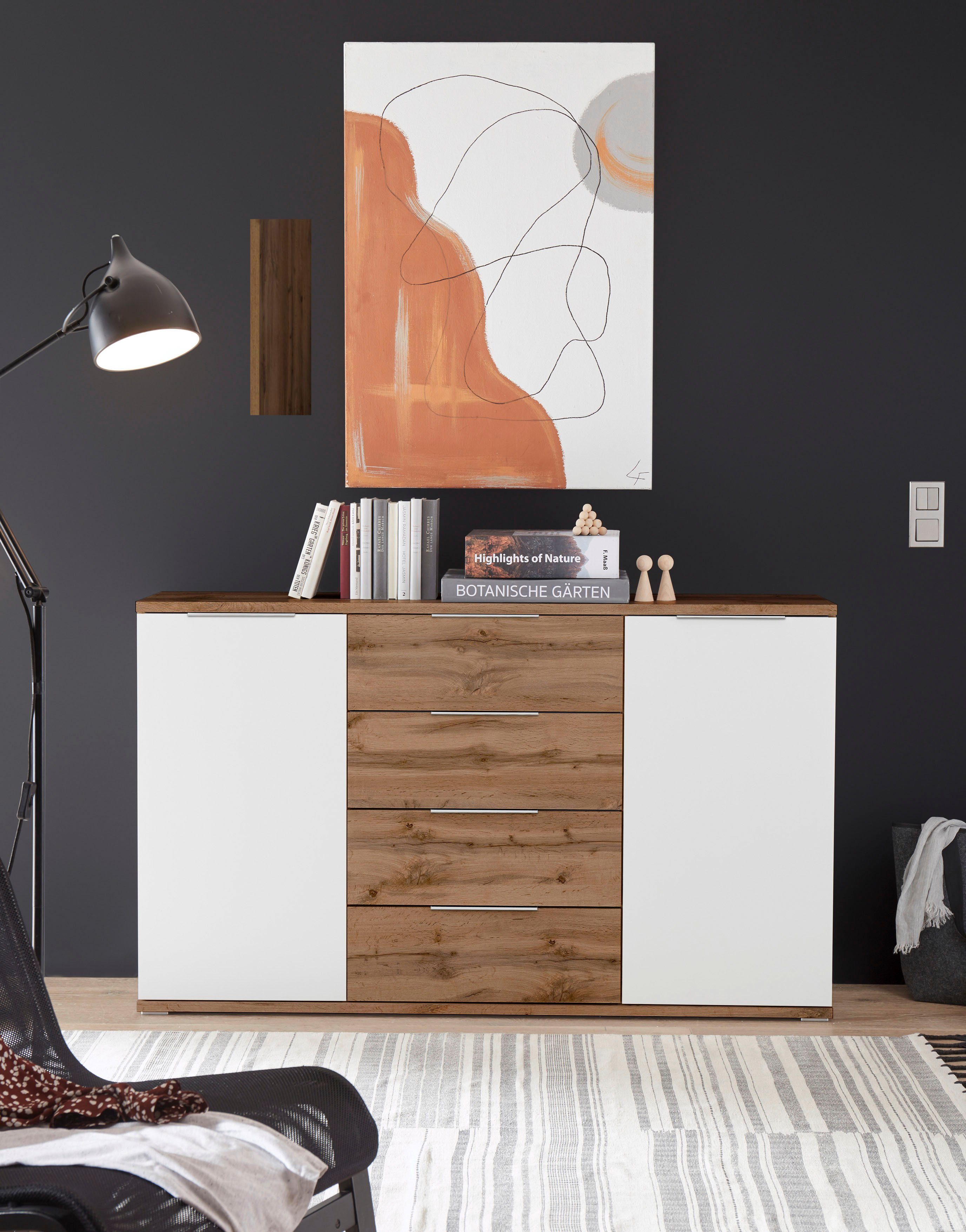 Schlafkontor Kast met laden en deuren Capri met soft-closefunctie