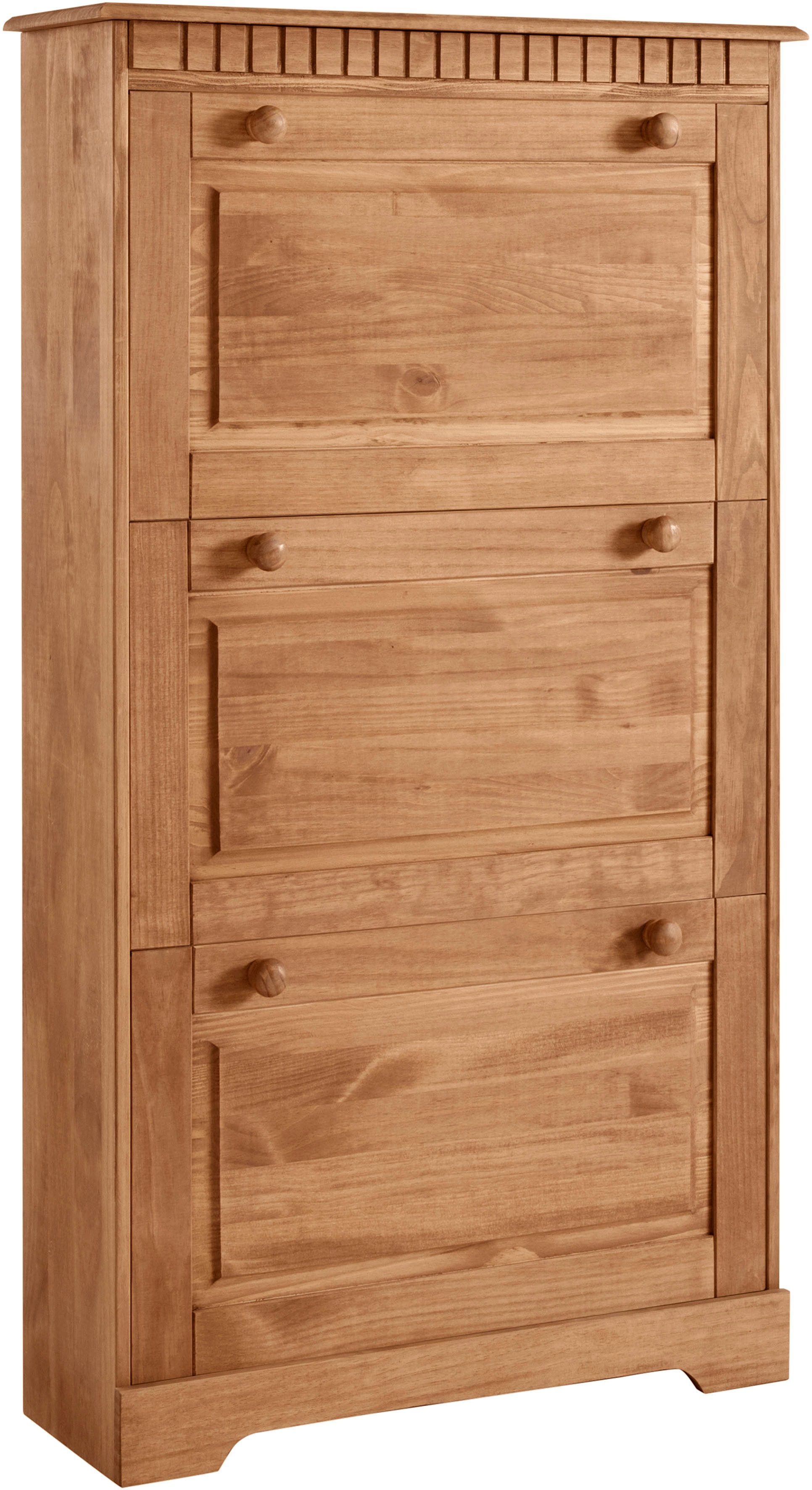 Home affaire Schoenenkast Lisa met 3 kleppen, hoogte 134 cm, breedte 75 cm