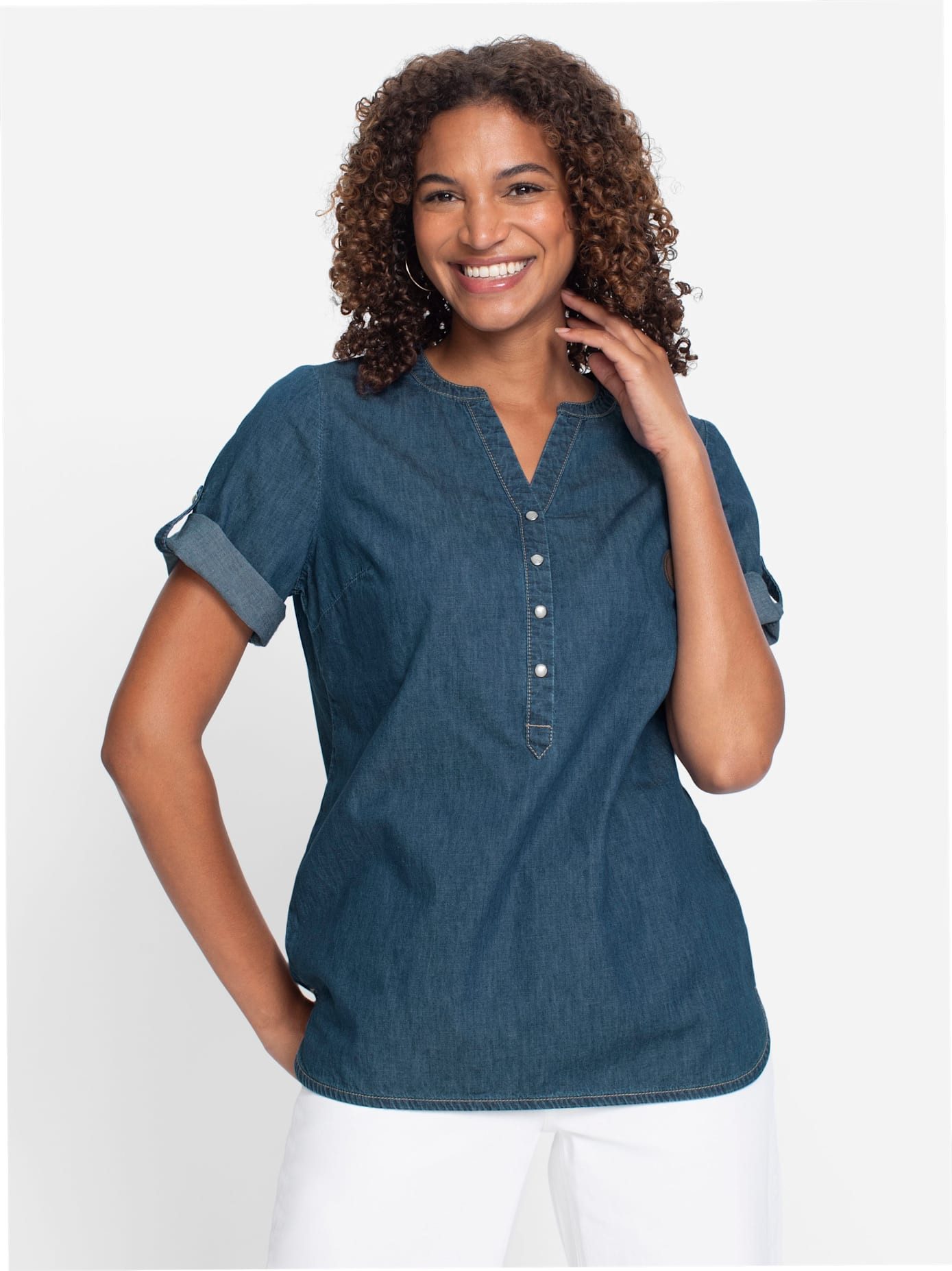 Casual Looks Blouse met korte mouwen