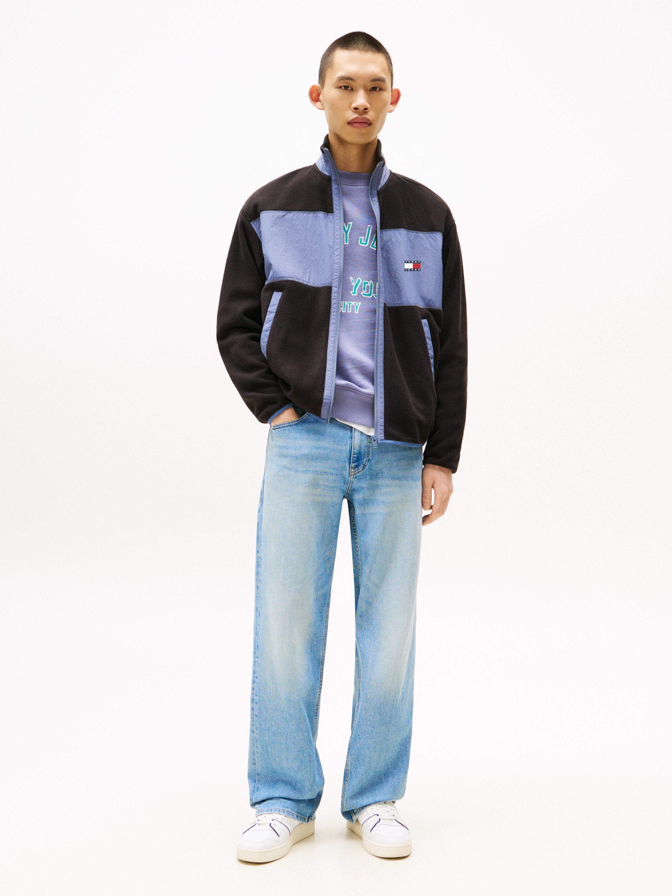 TOMMY JEANS Sweater TJM RLX FZ POLAR FLEECE EXT