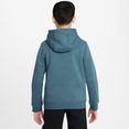 nike sportswear hoodie club big kids' pullover hoodie blauw