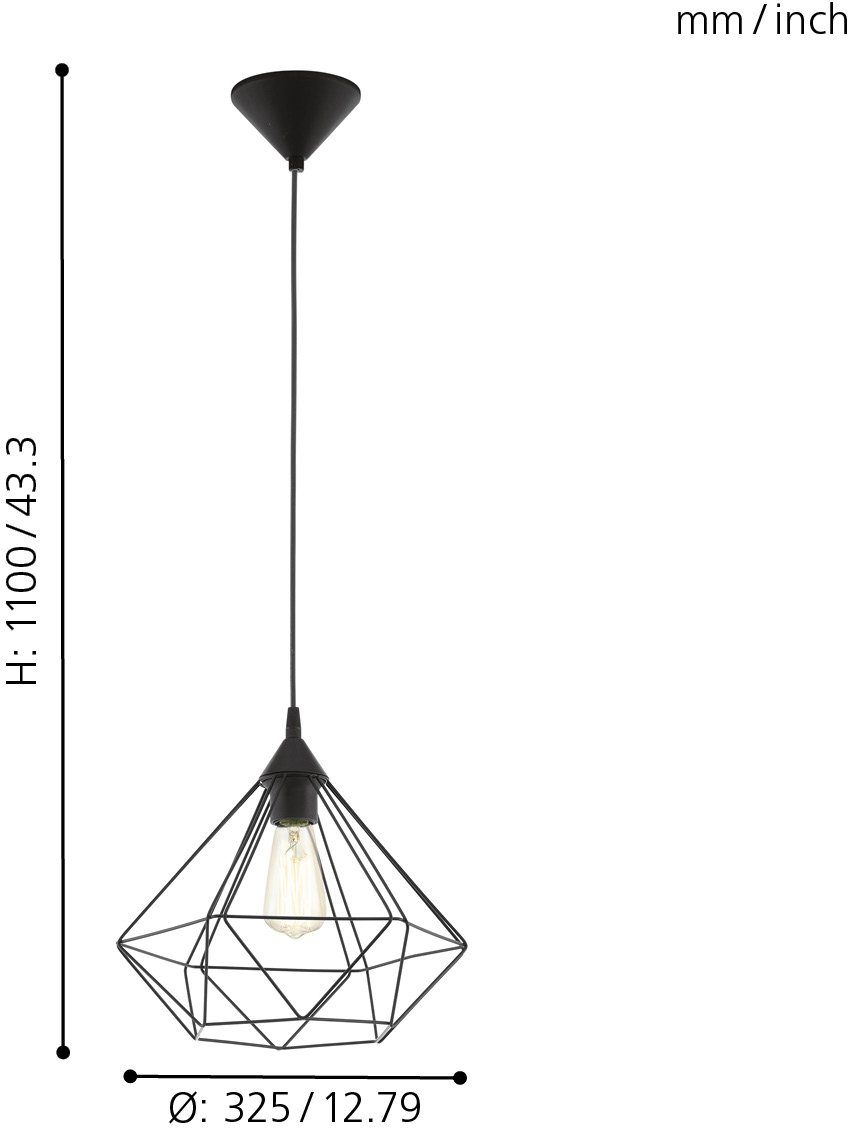 EGLO Hanglamp TARBES Hanglicht, hanglamp