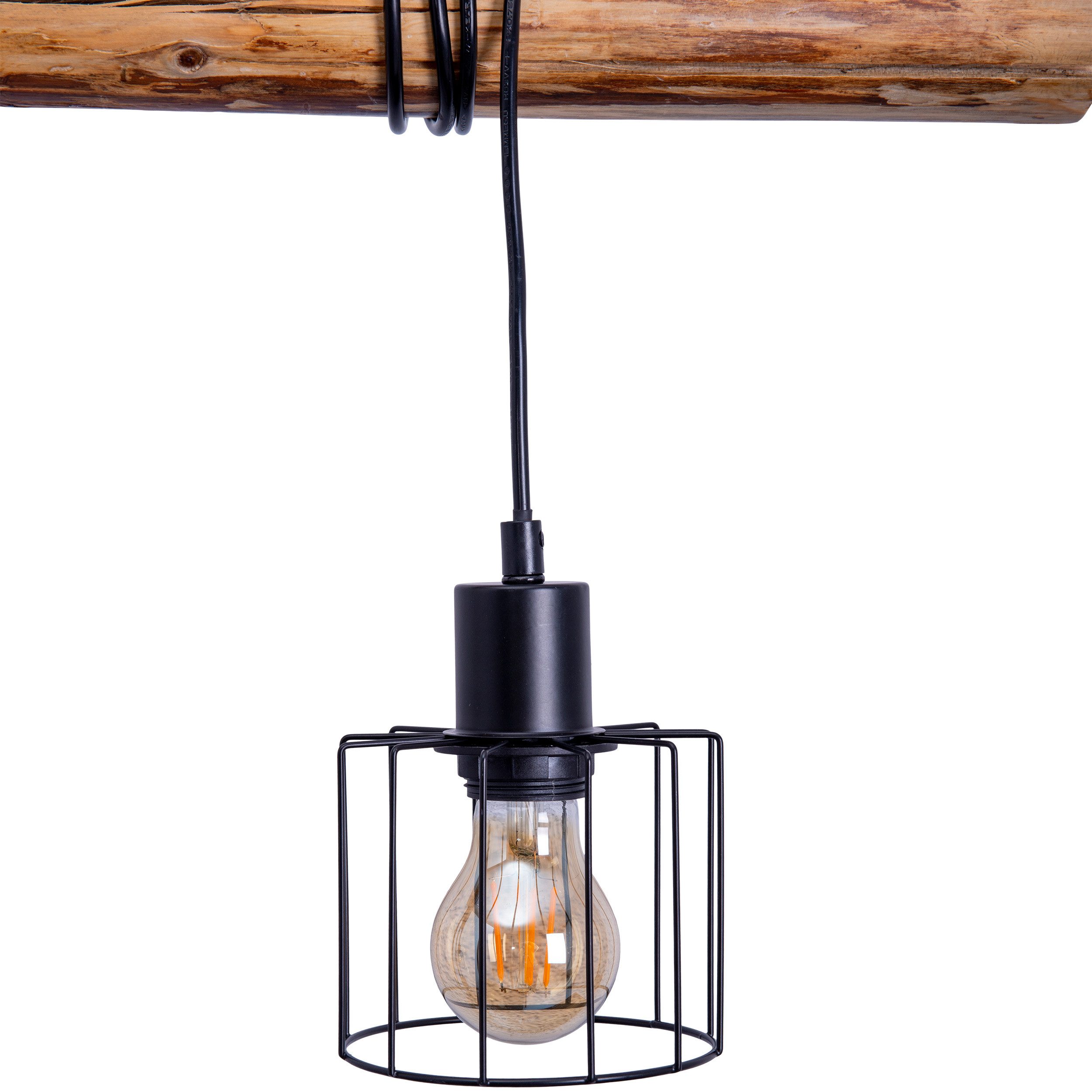 näve Hanglamp 4-delige hanglamp "WOODLAND" (1 stuk)