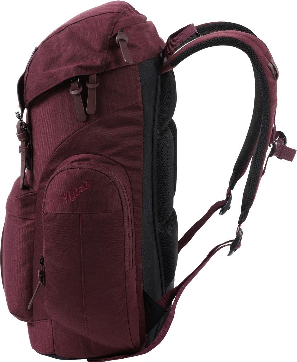 NITRO Vrijetijdsrugzak Daypacker met laptopvak, schoolrugzak, wandelaarsrugzak of streetpack