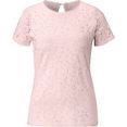 linea tesini by heine shirt met ronde hals shirt (1-delig) roze
