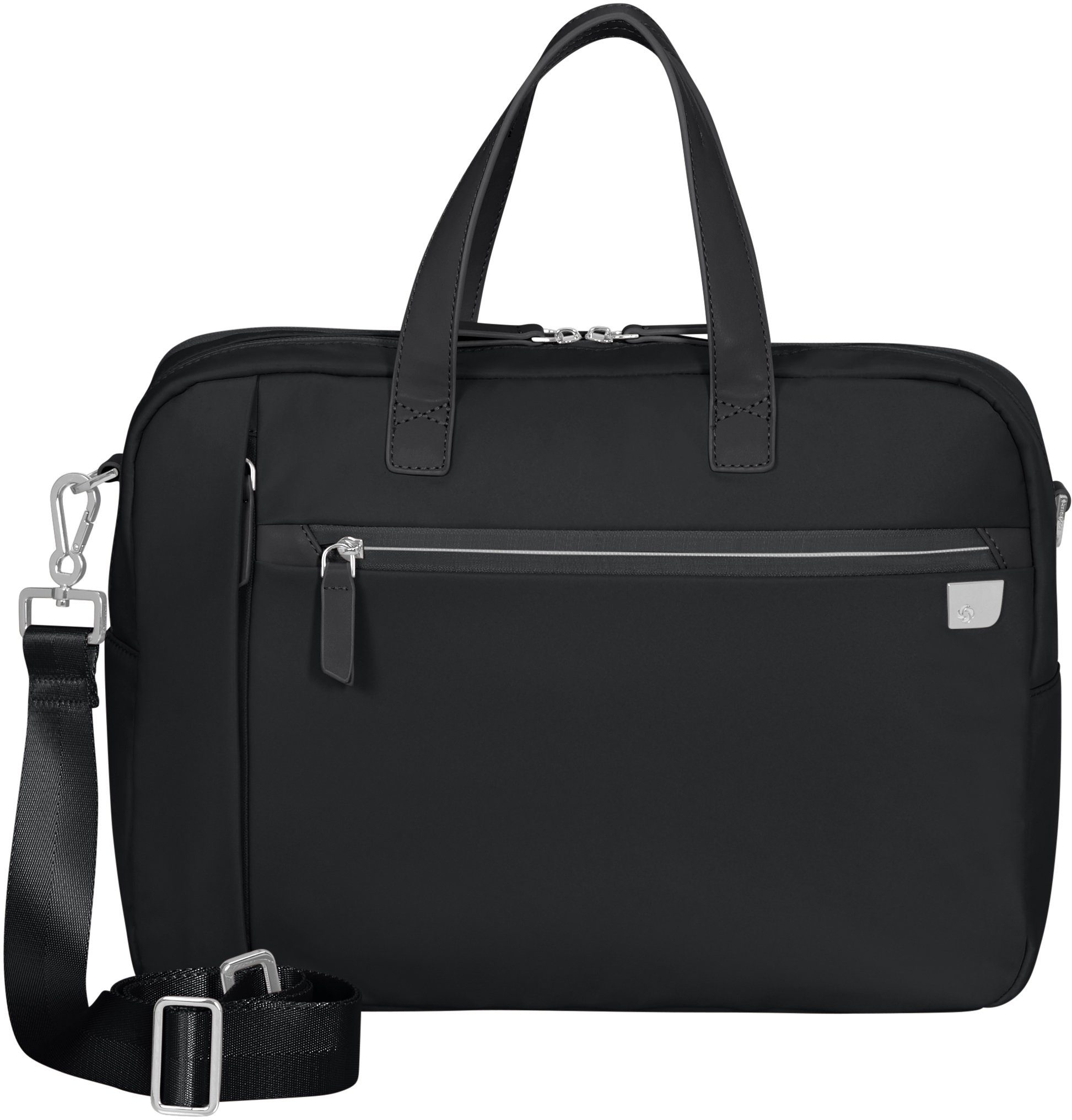 Samsonite Laptoptas ECO WAVE Laptop-case laptop-tas met 15,6-inch laptopvak dames aktetassen & laptoptassen maat - zwart