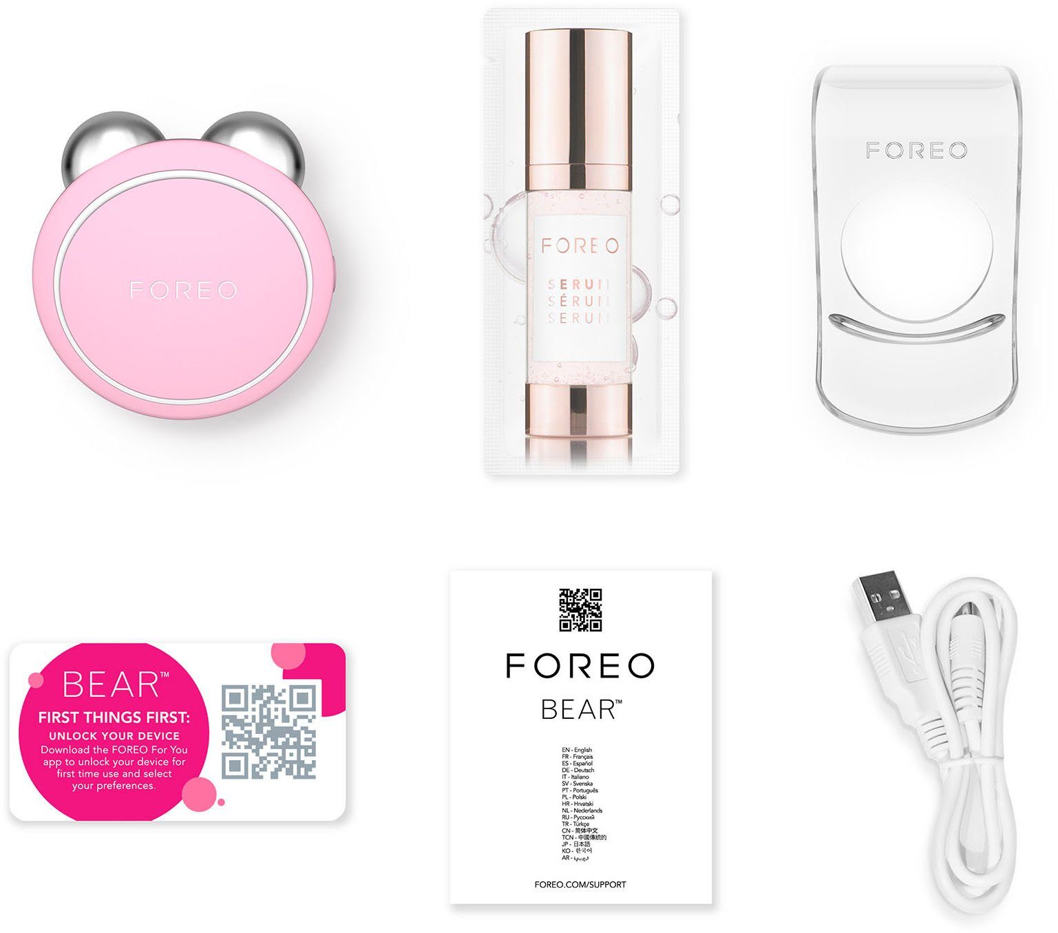 FOREO Anti-aging-apparaat BEAR Mini Apparaat voor een natuurlijke facelift