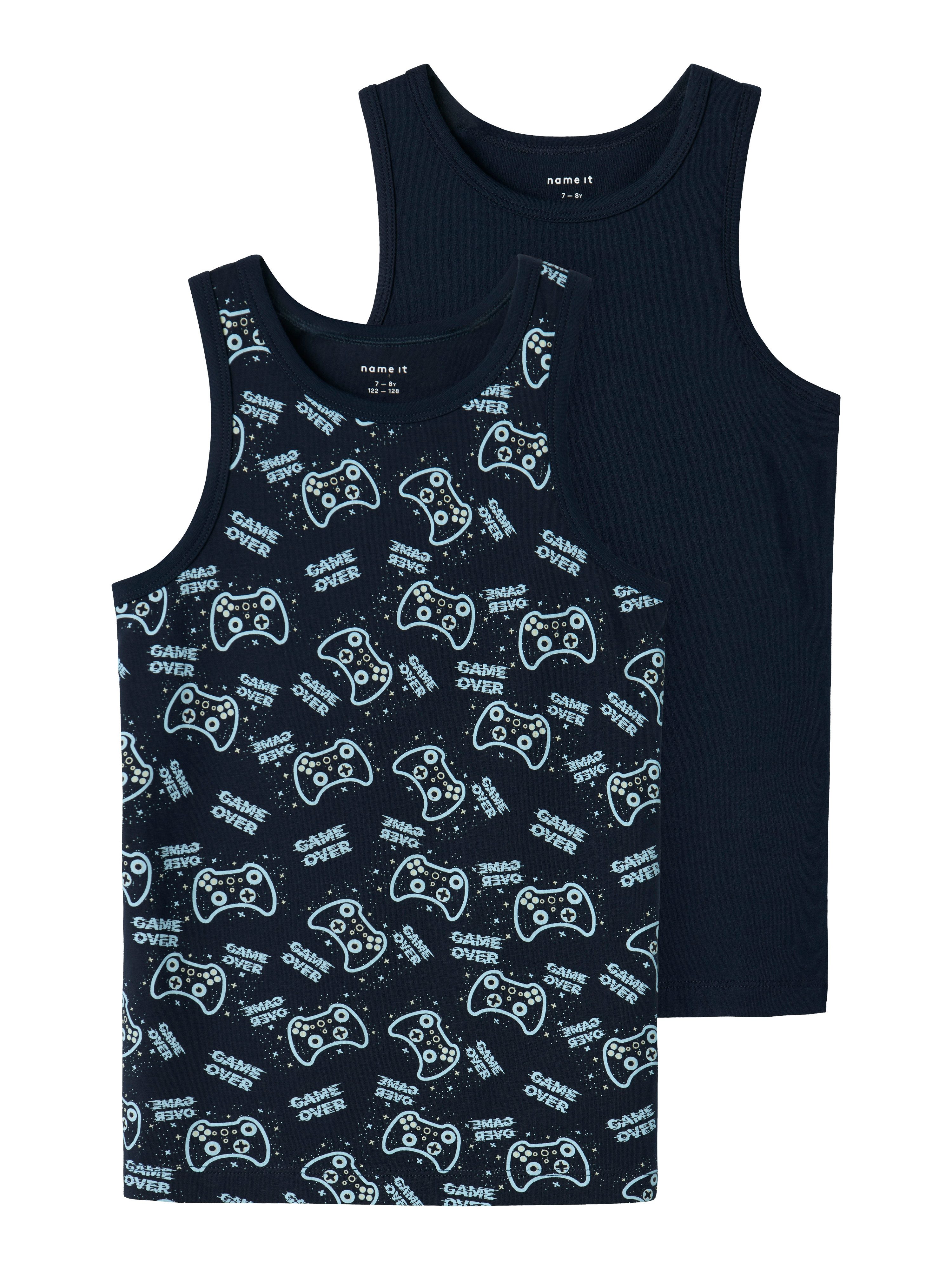 Name It Hemd NKMTANK TOP 2P SAPPHIRE GAME NOOS (set, 2 stuks)