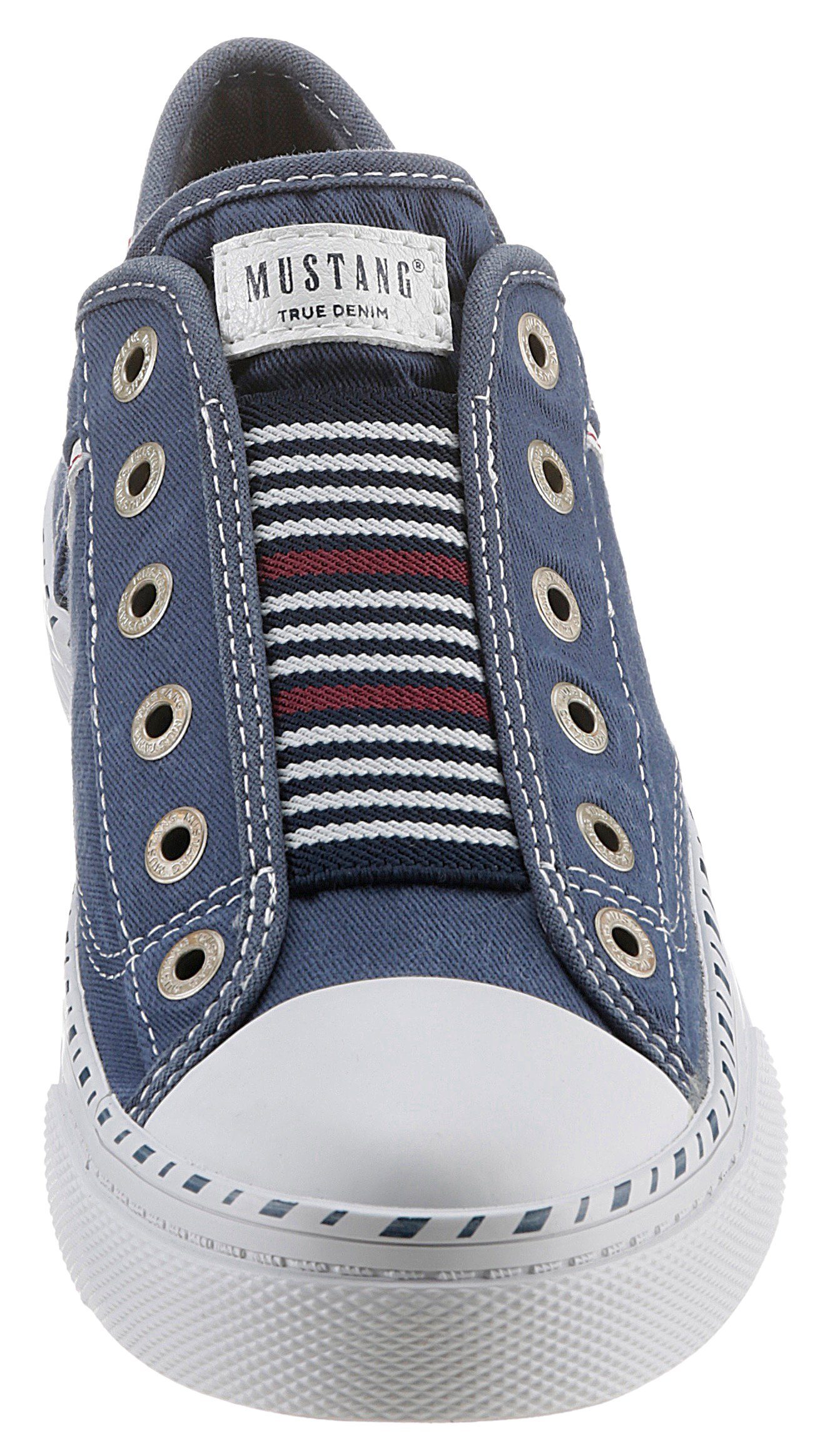 Mustang Shoes Slip-on sneakers Instapschoen, Vrijetijdsschoen Slippers, instapschoenen, vrijetijdsschoenen met praktische elastische band