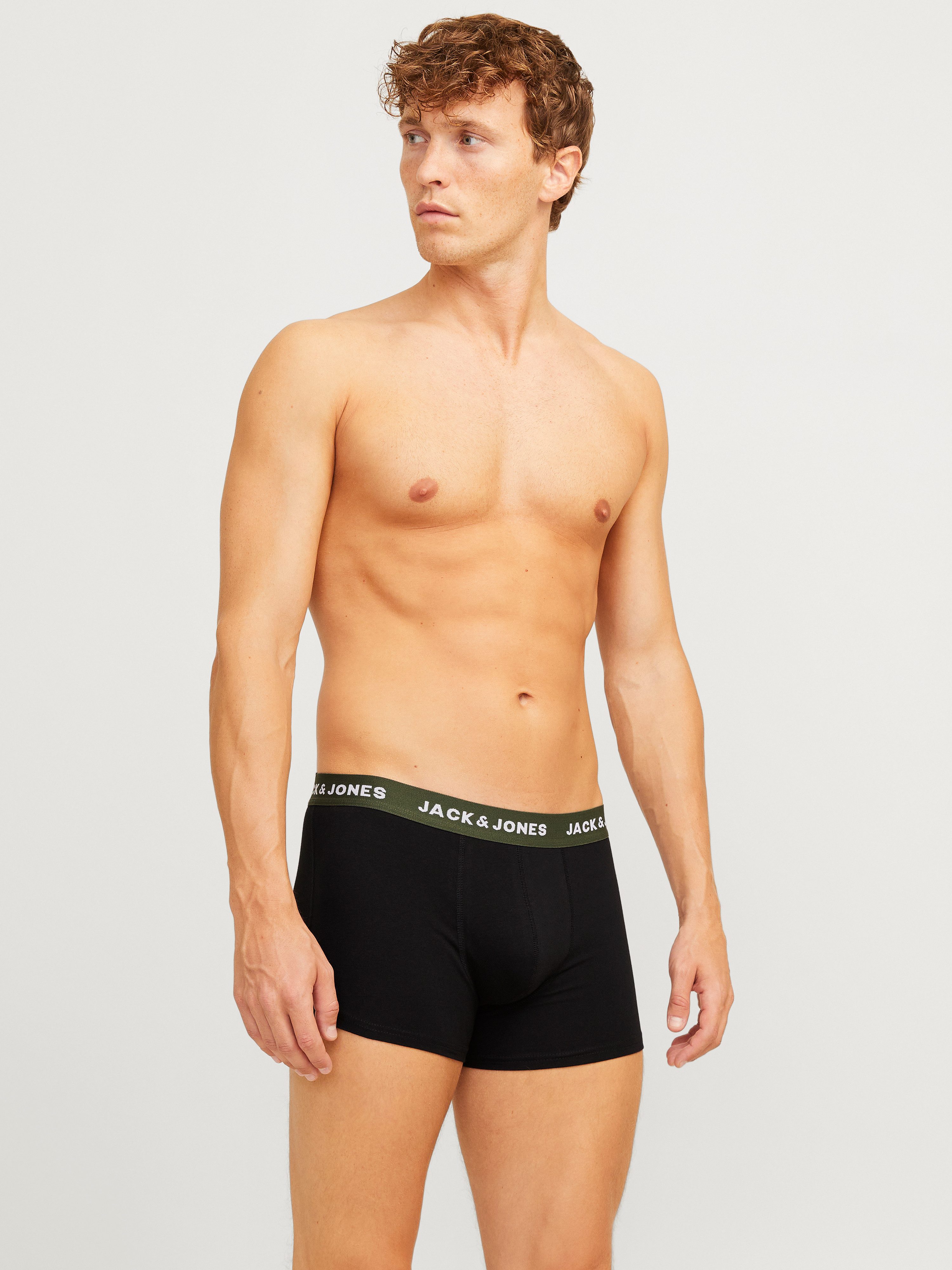 Jack & Jones Trunk JACOLIVER SOLID TRUNKS 5 PACK (set 5 stuks)